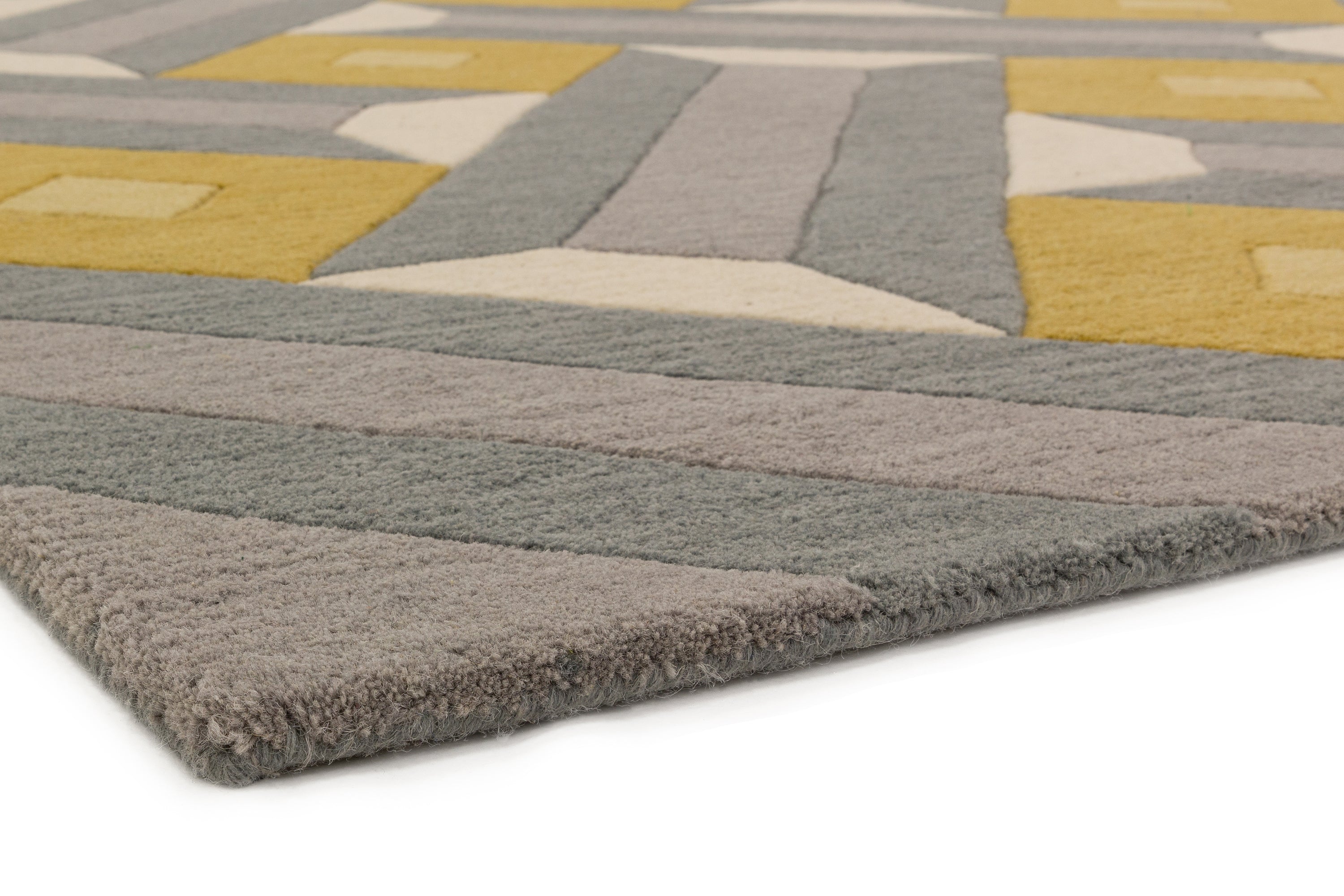 Reef RF01 Motif Ochre Grey Rug