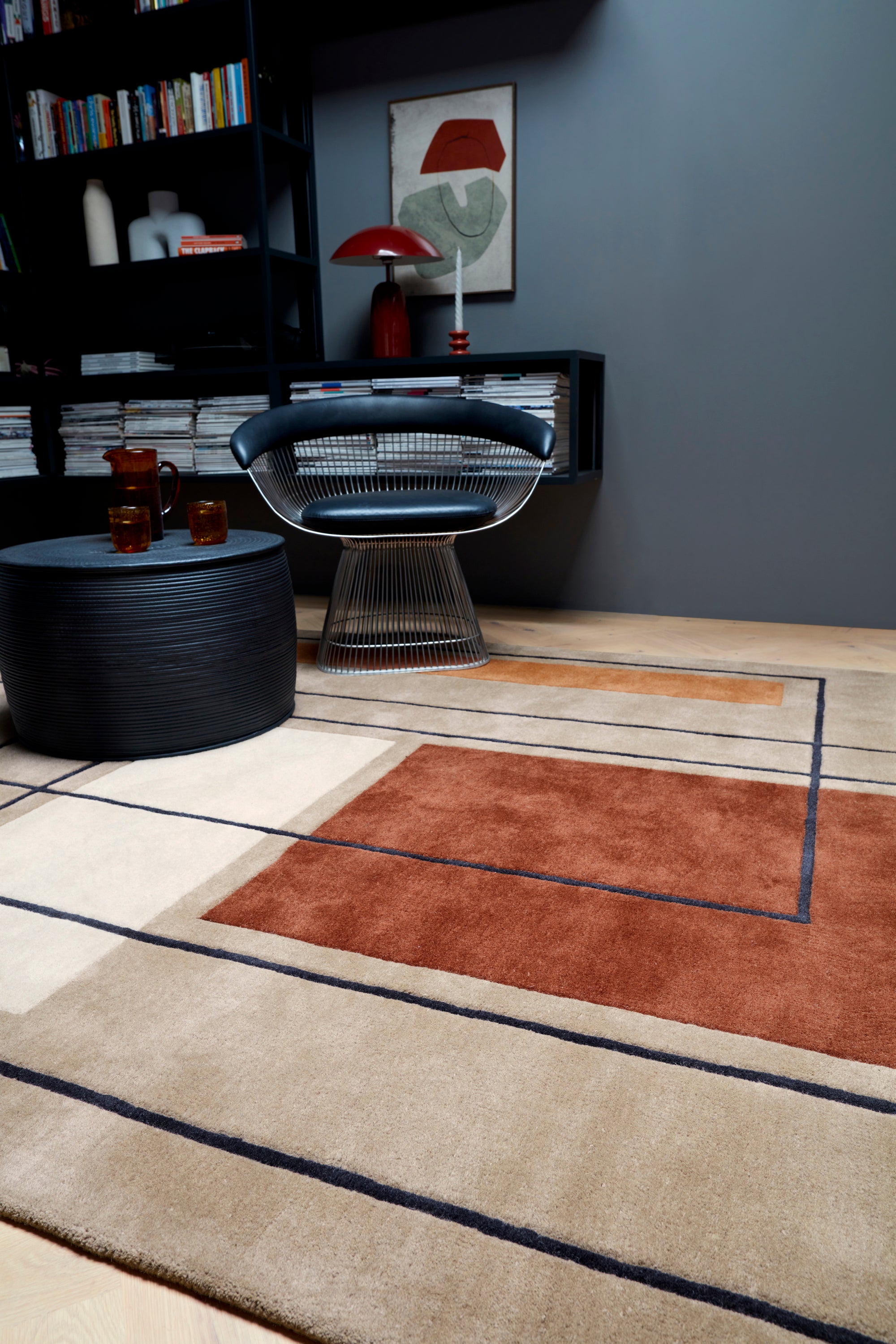 Reef RF20 Outline Terracotta Orange rug