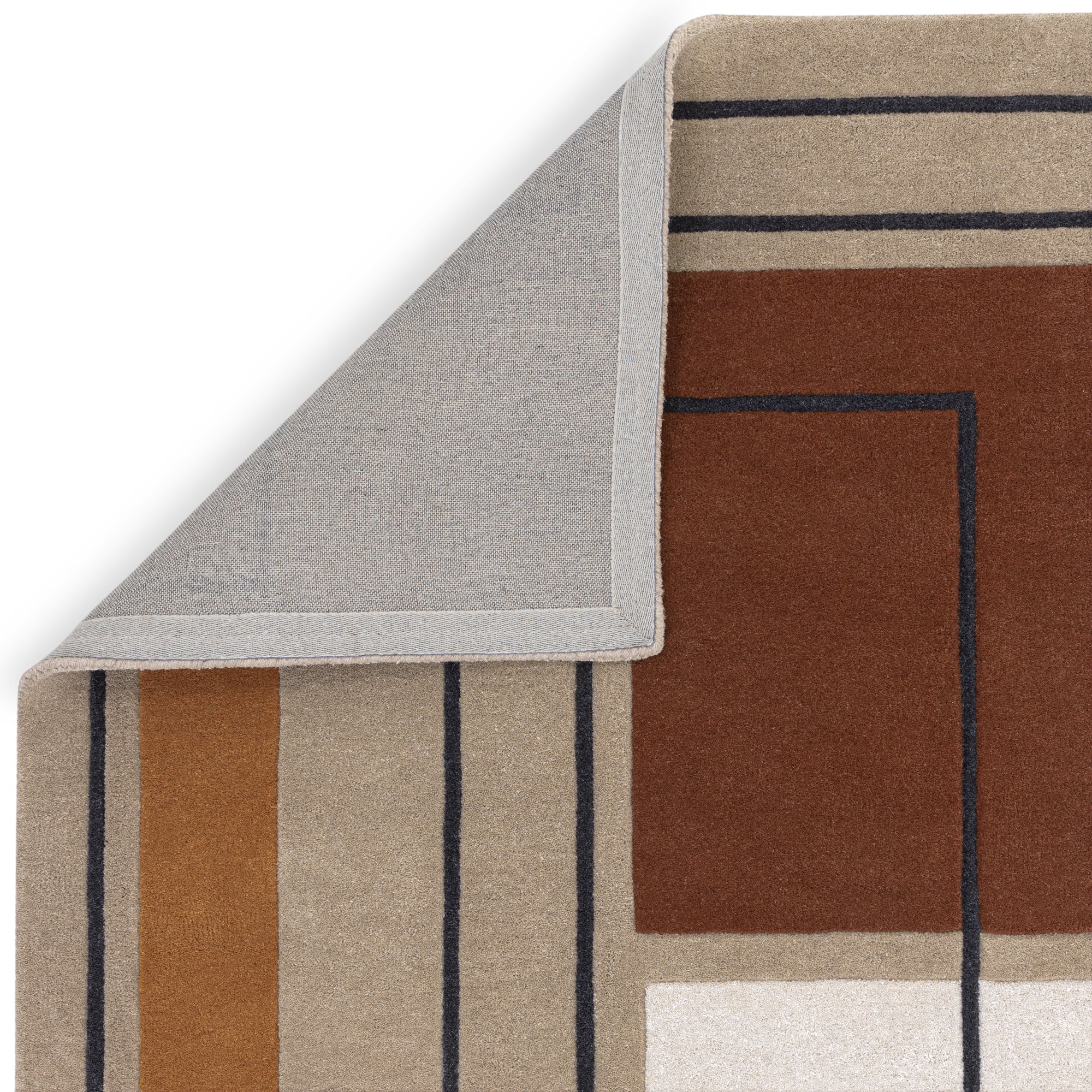 Reef RF20 Outline Terracotta Orange rug
