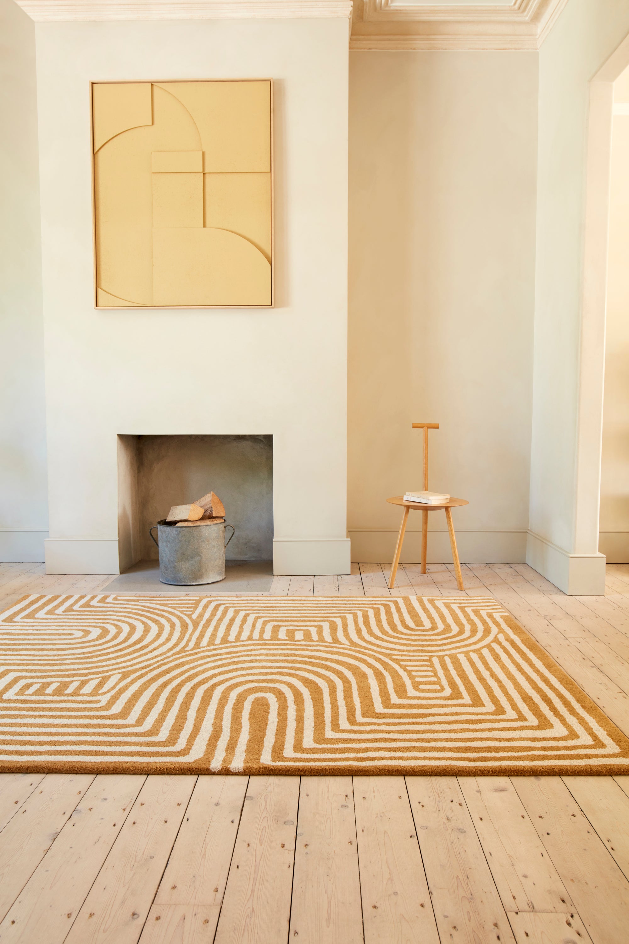 Reef RF28 Curve Ochre rug