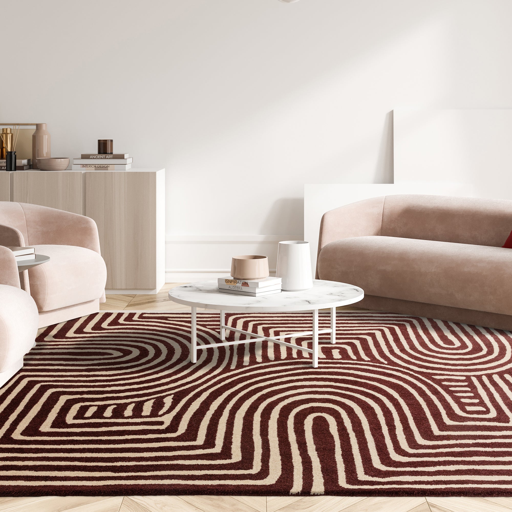 Reef RF29 Curve Plum Rug