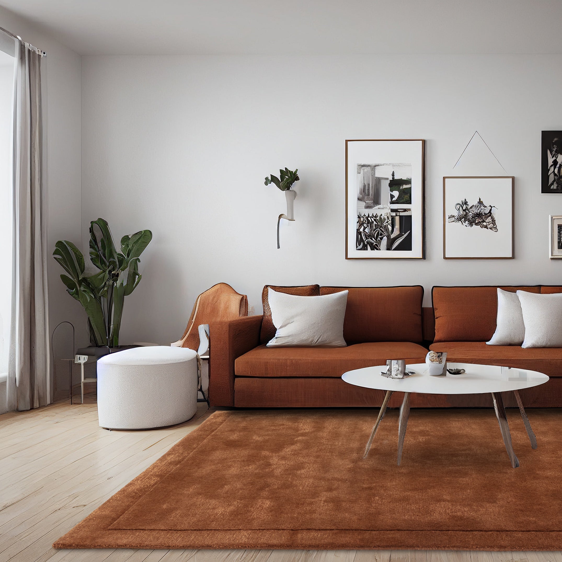 Rise Rust Rug