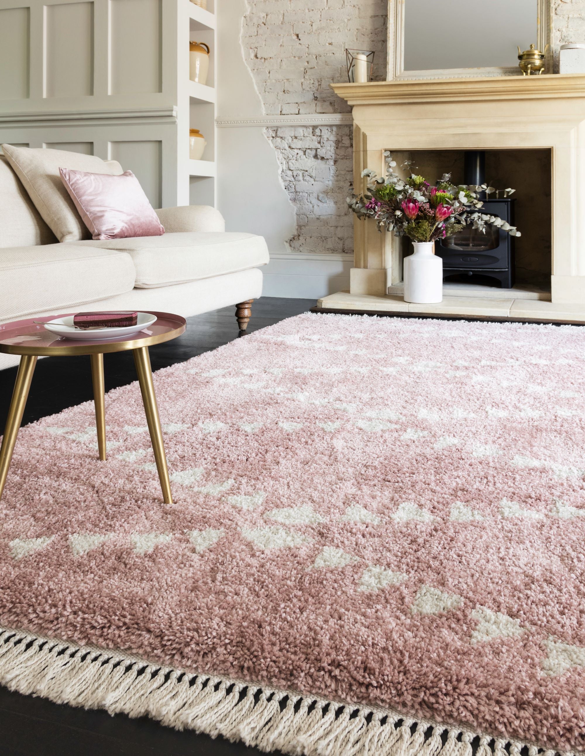 Rocco RC01 Pink Rug