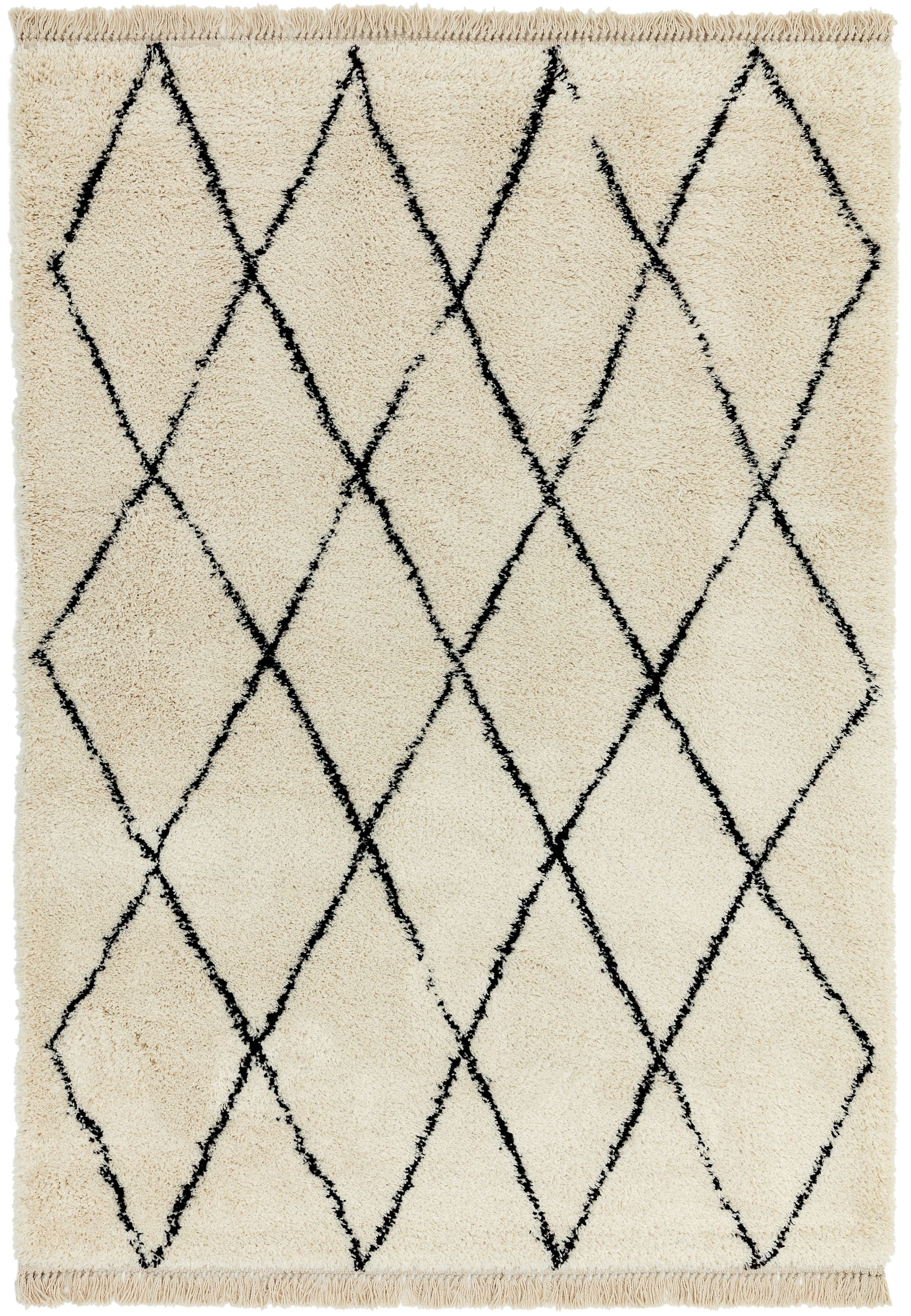 Rocco RC08 Cream Diamond Rug