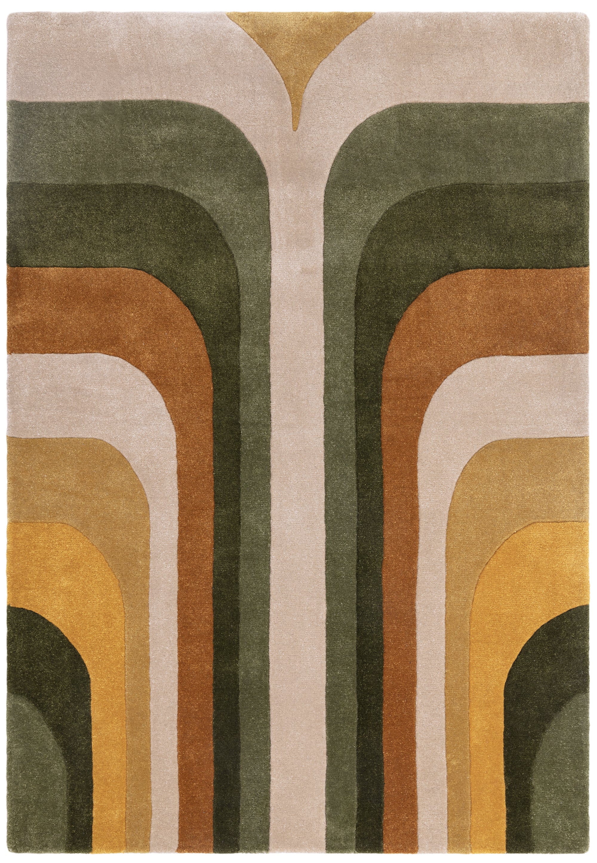 Romy 02 Retro Green Rug