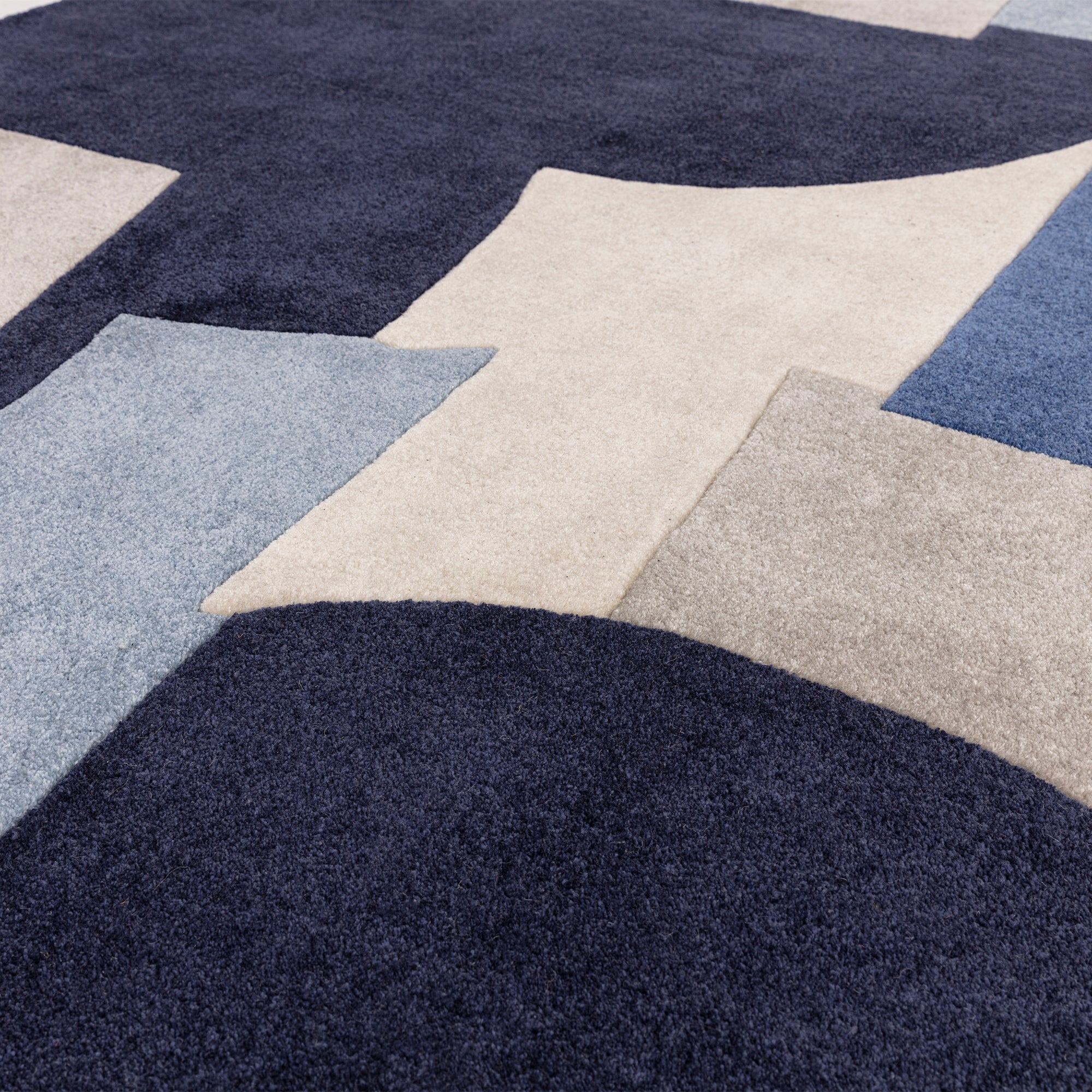 Romy 11 Element Blue Rug