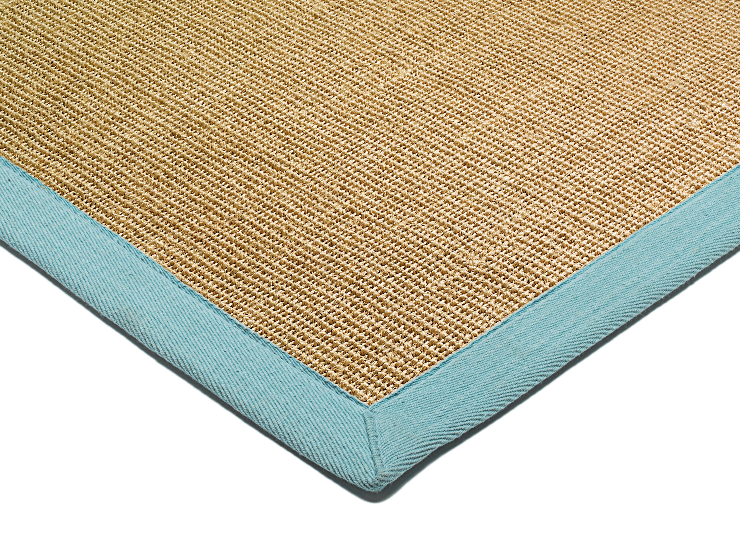 Sisal Linen/Aqua Rug