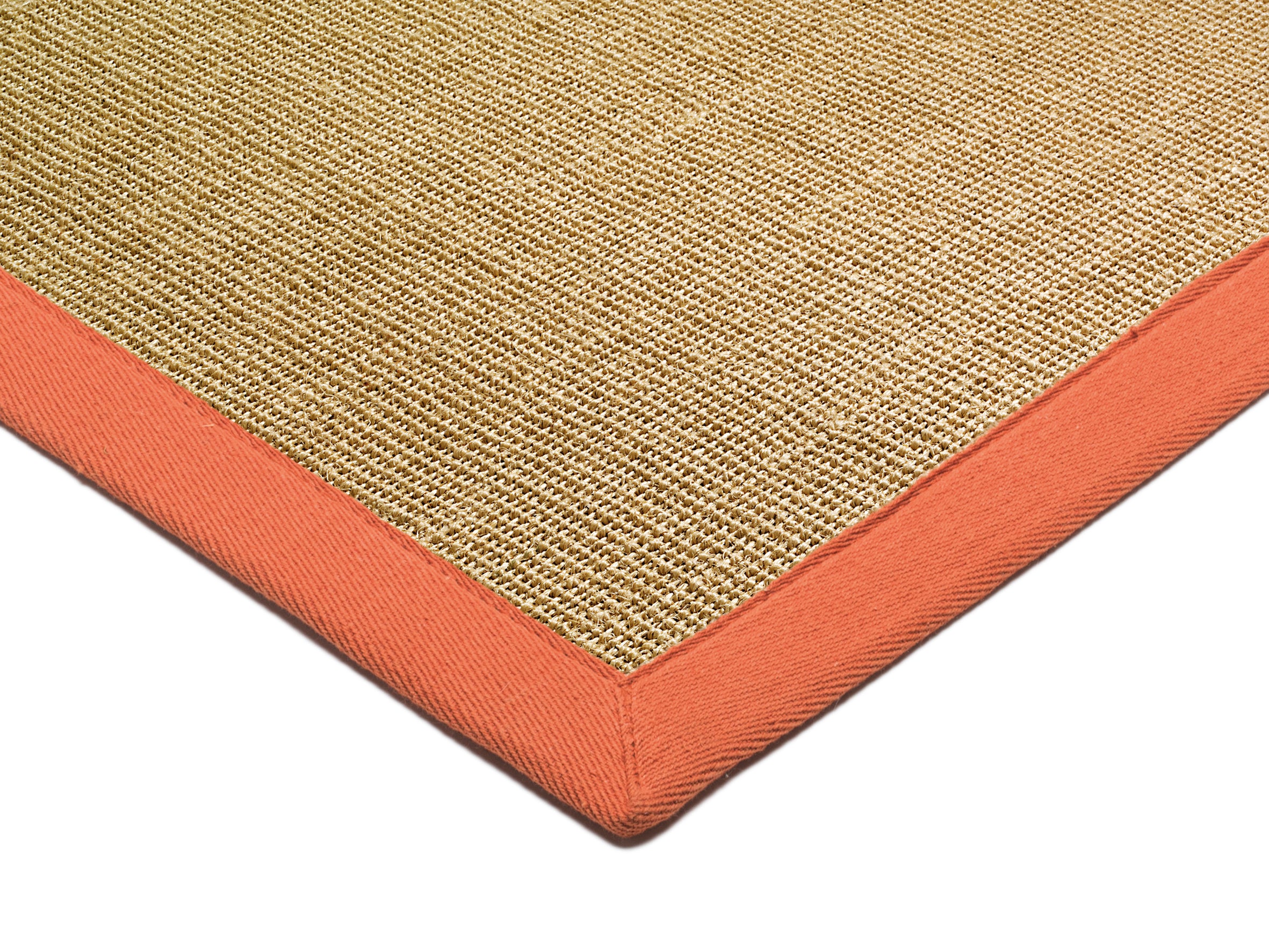 Sisal Linen/Orange Rug