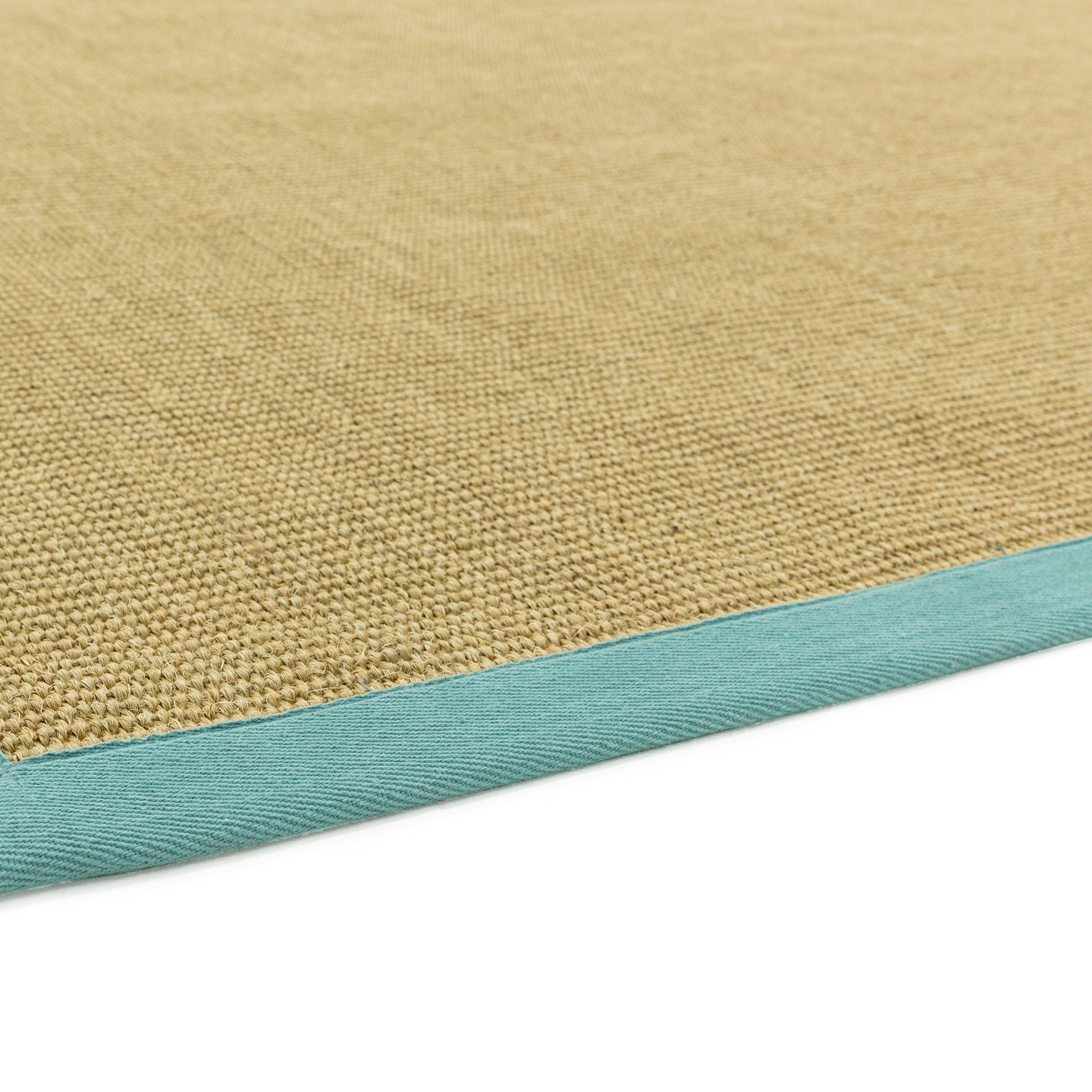 Sisal Linen/Aqua Rug