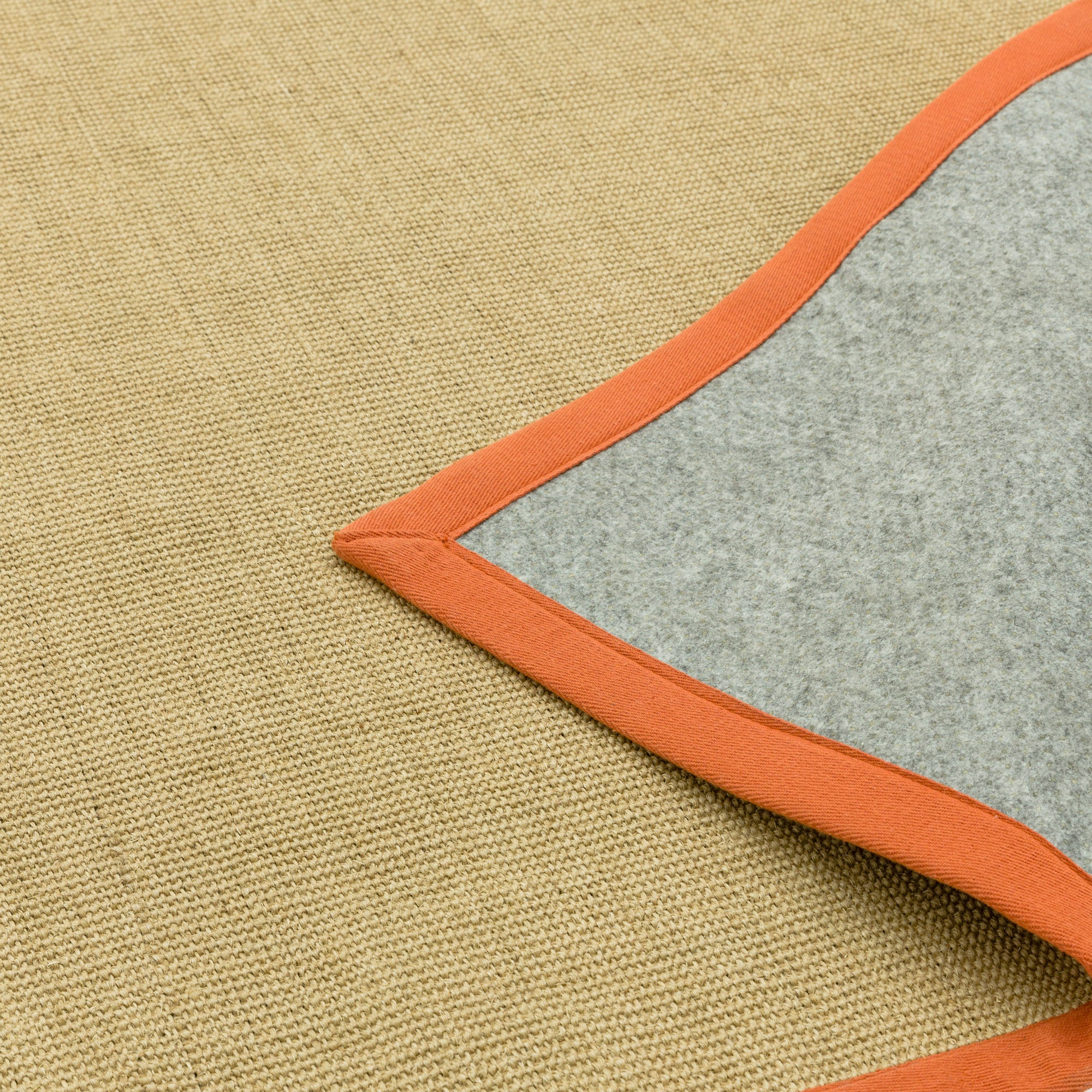 Sisal Linen/Orange Rug