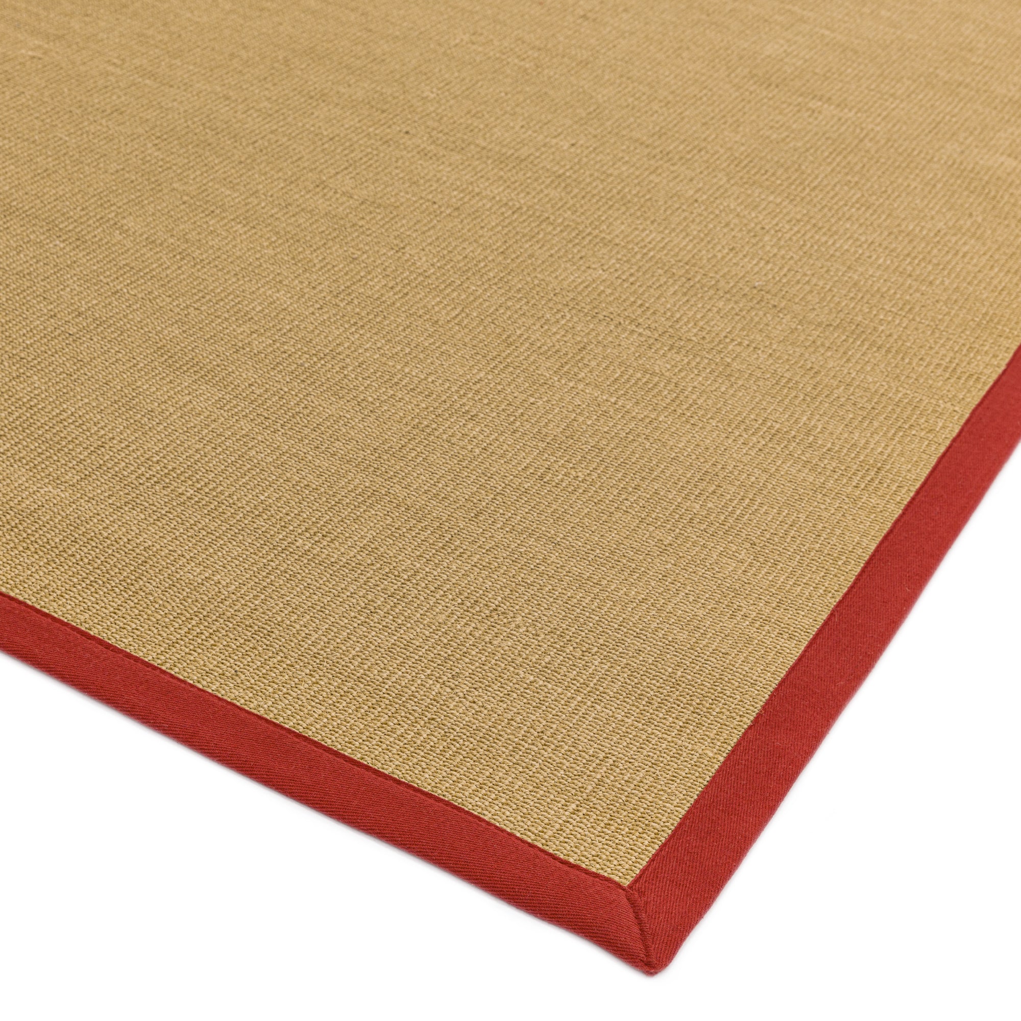 Sisal Linen/Red Rug