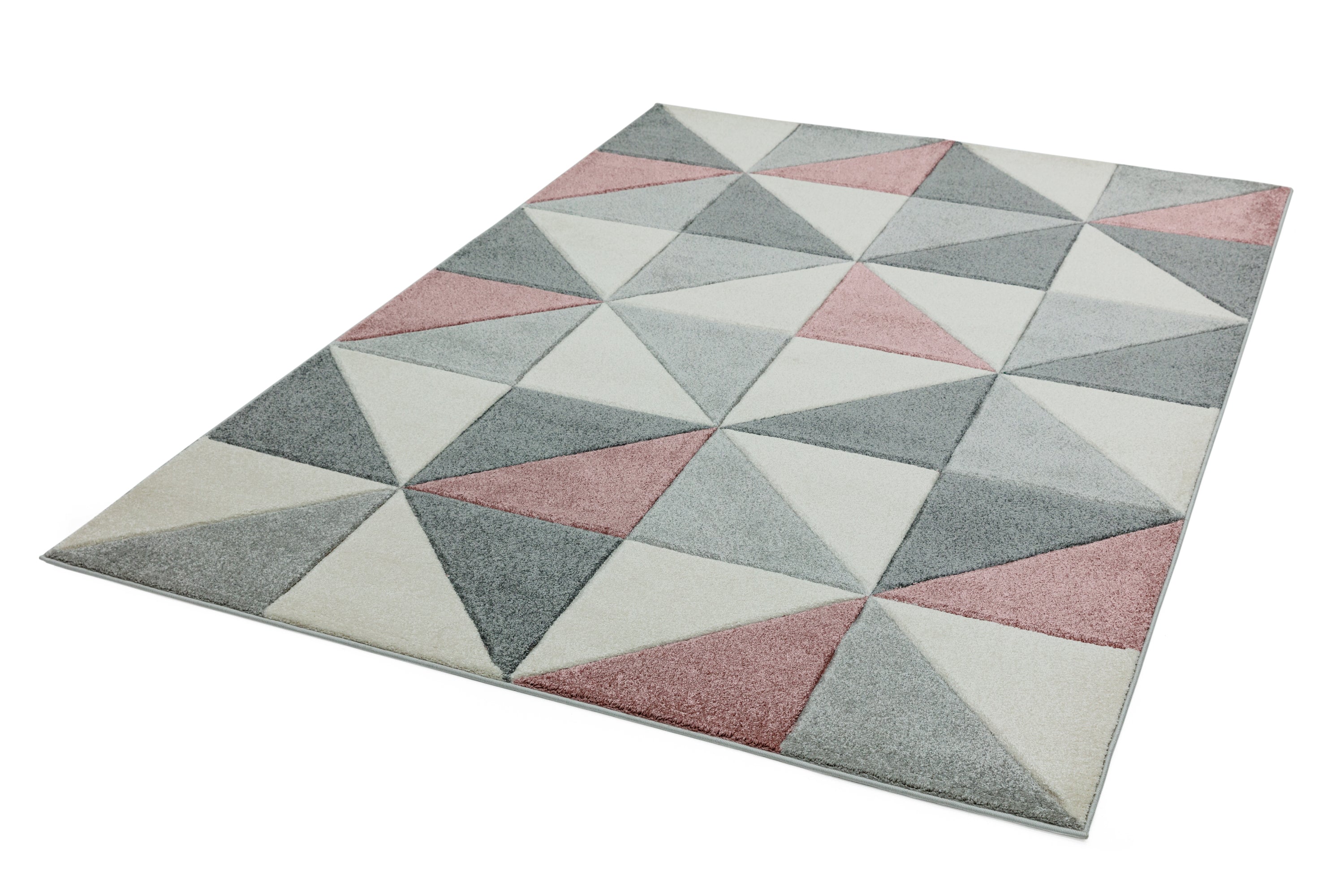 Sketch SK05 Cubic Pink Rug