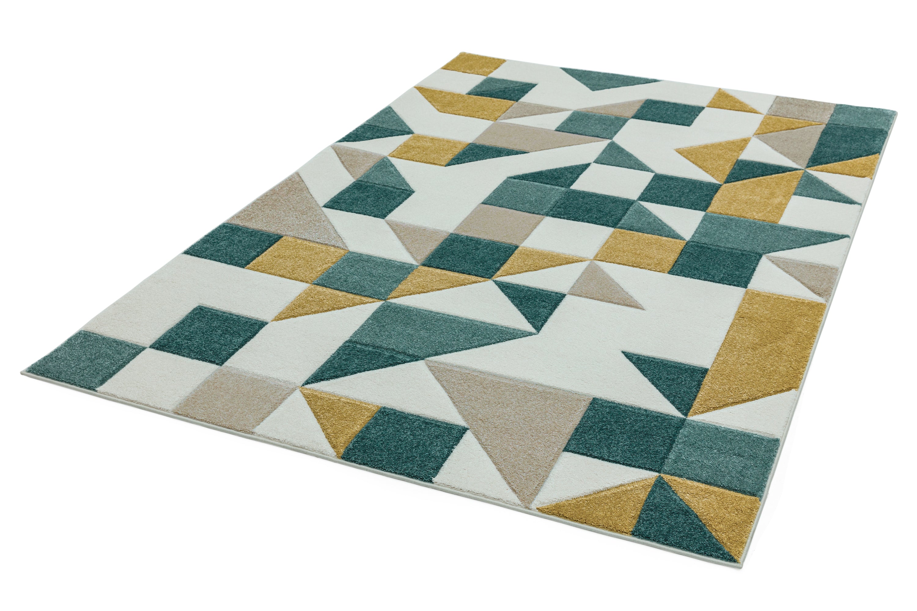 Sketch SK03 Shapes Green Rug