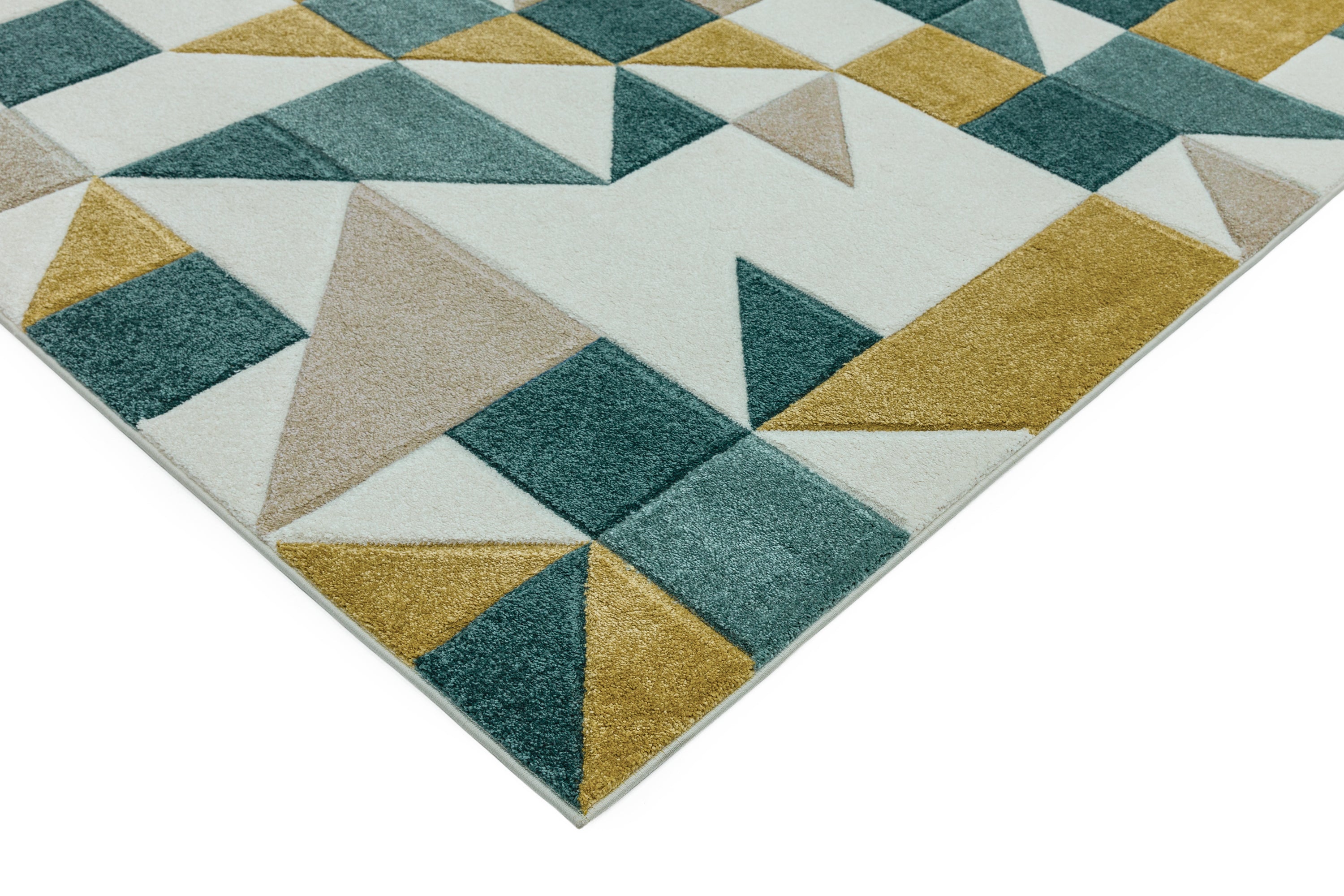 Sketch SK03 Shapes Green Rug