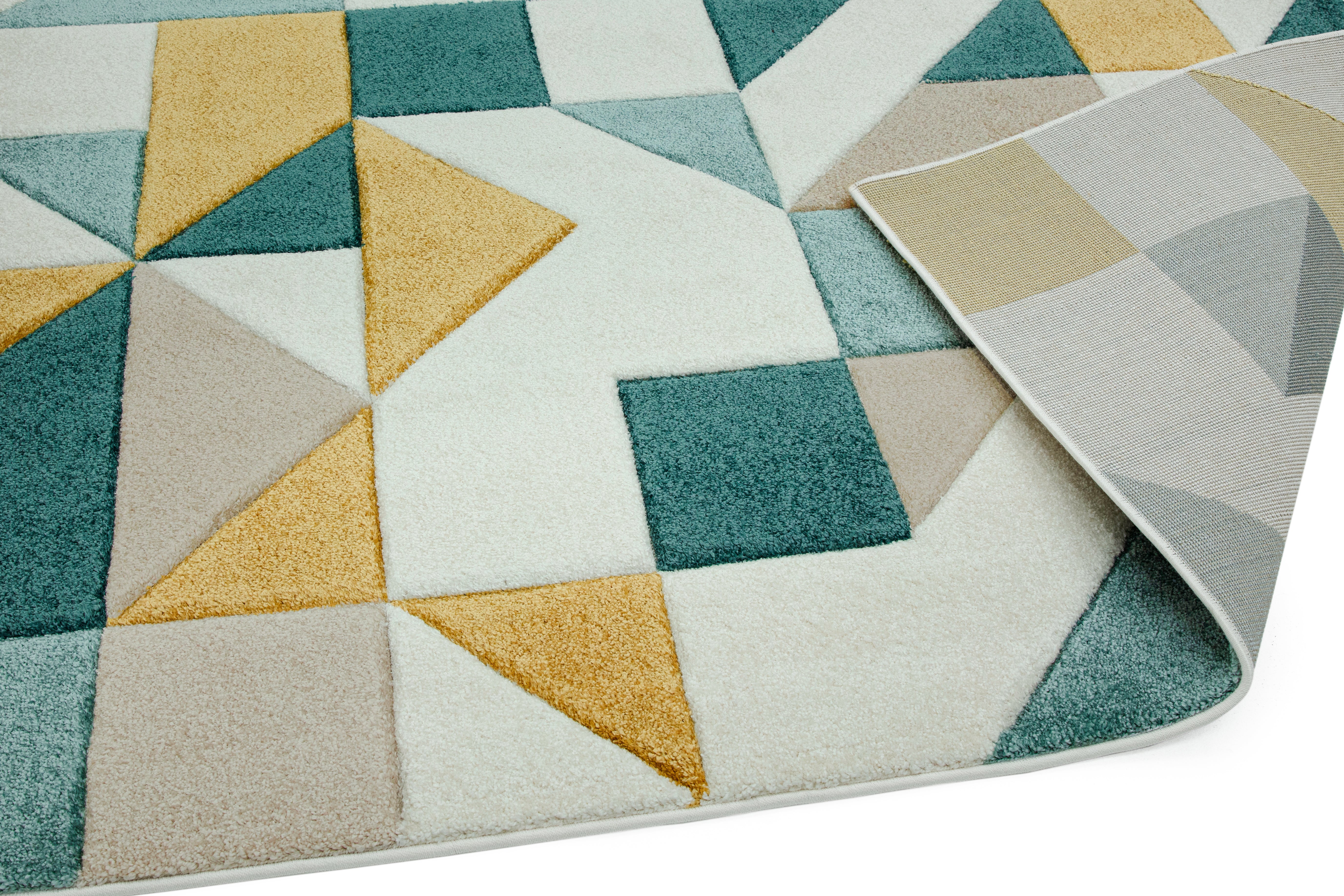 Sketch SK03 Shapes Green Rug