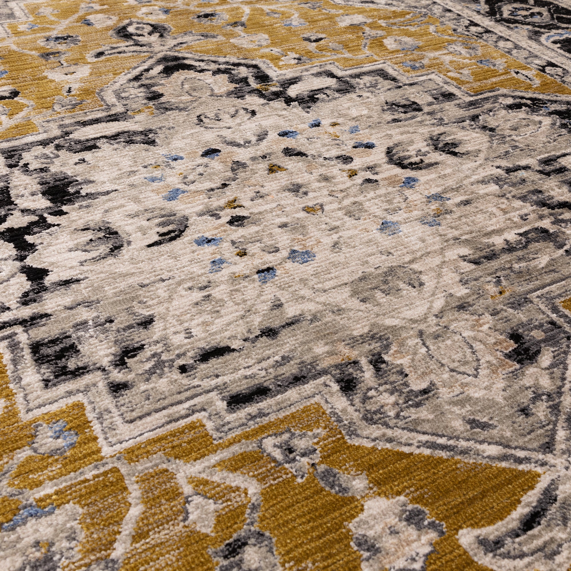 Sovereign 03 Gold Medallion Rug