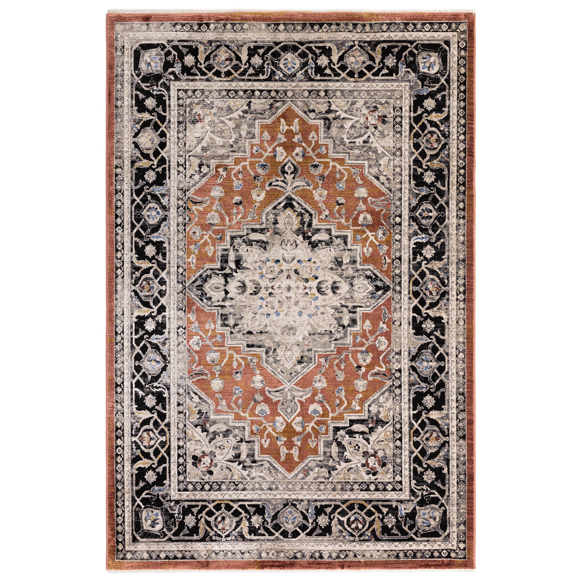 Sovereign 04 Terracotta Medallion Rug