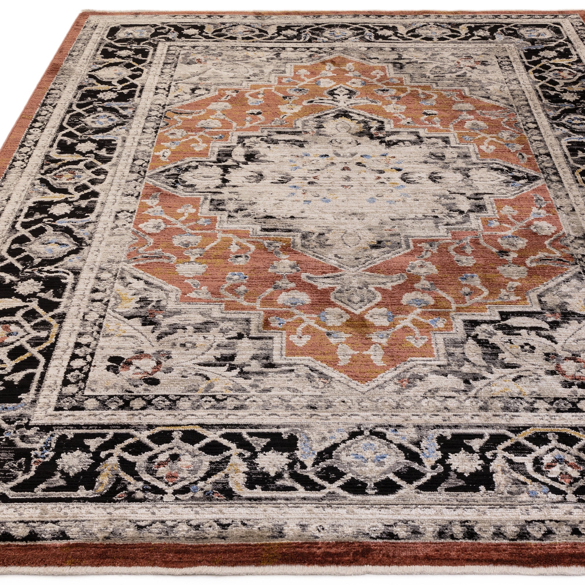 Sovereign 04 Terracotta Medallion Rug