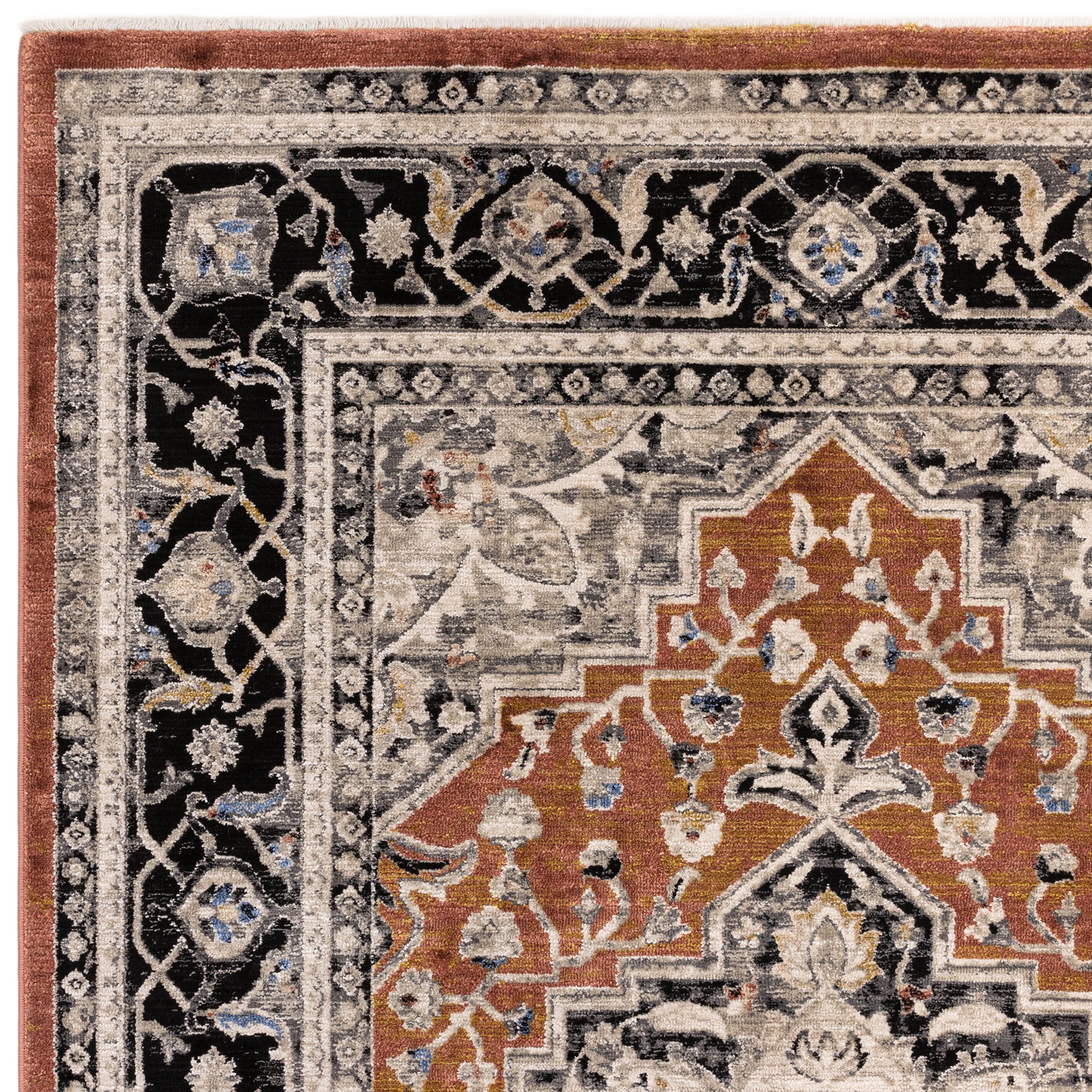 Sovereign 04 Terracotta Medallion Rug