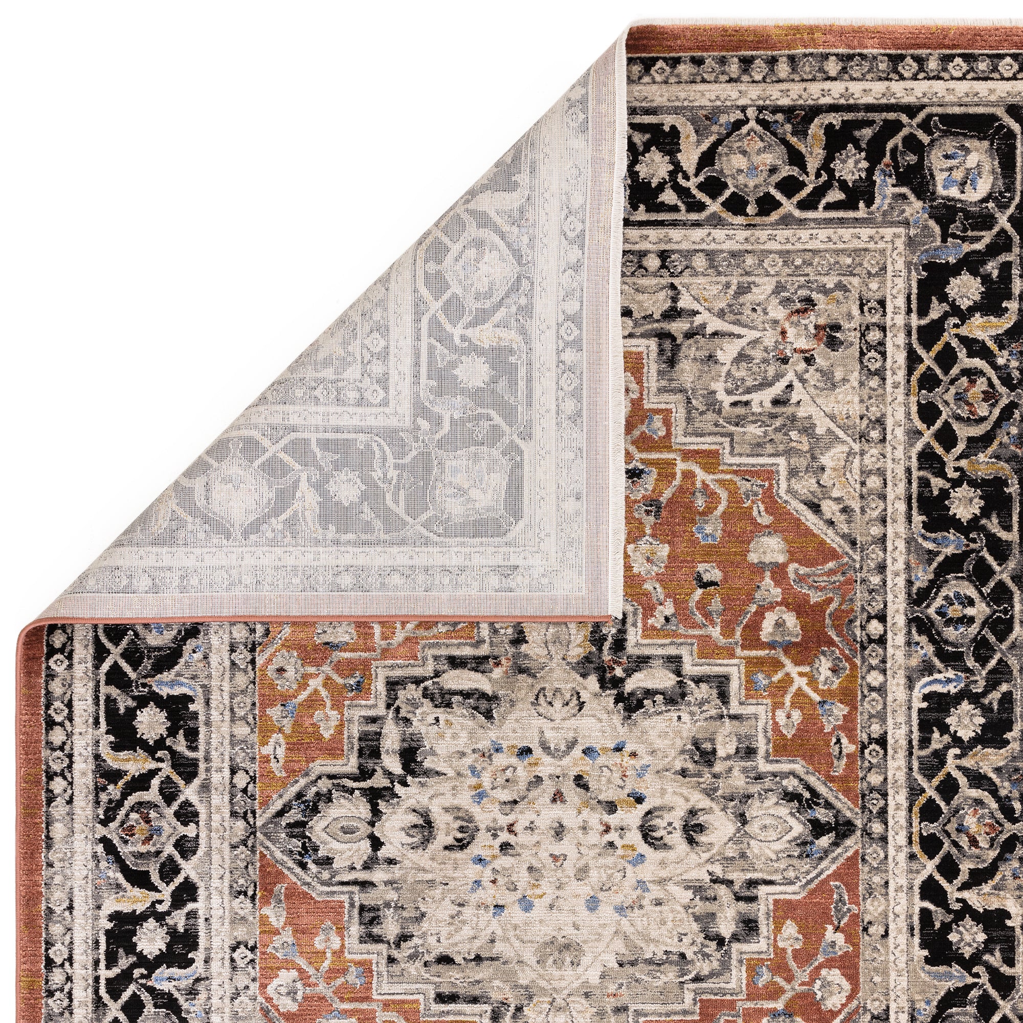 Sovereign 04 Terracotta Medallion Rug