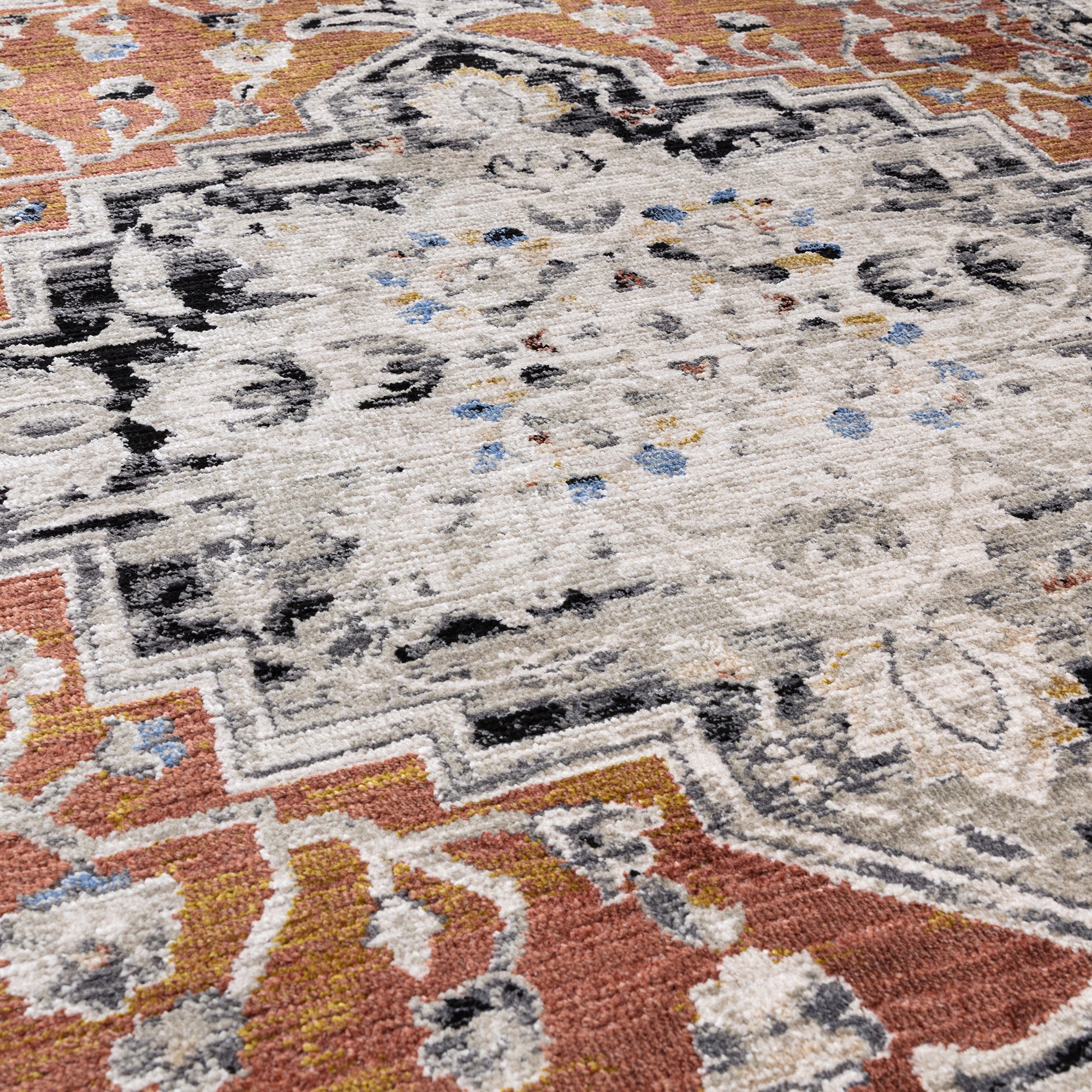 Sovereign 04 Terracotta Medallion Rug