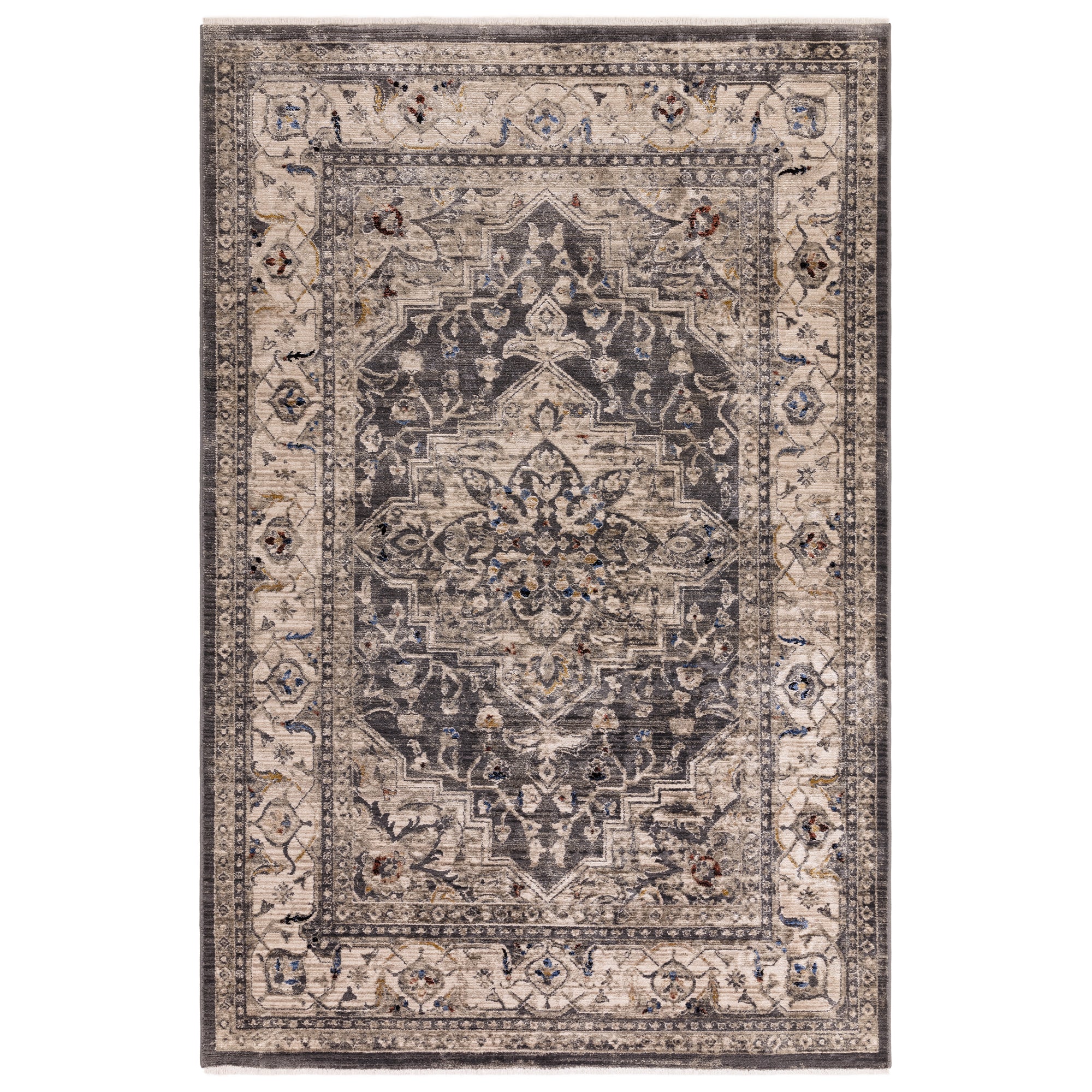 Sovereign 05 Charcoal Medallion Rug