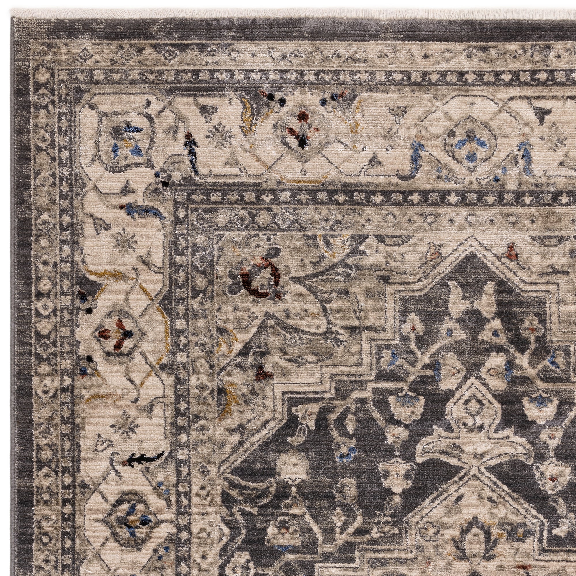 Sovereign 05 Charcoal Medallion Rug