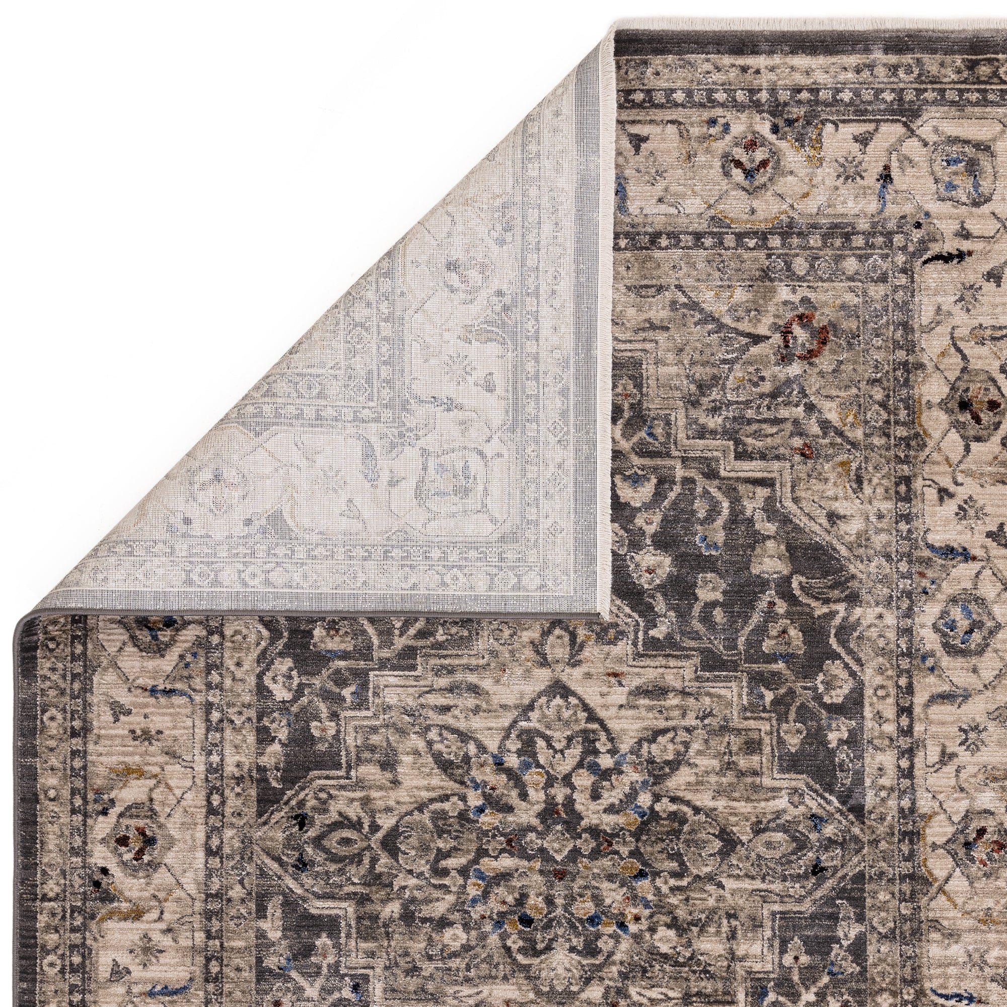 Sovereign 05 Charcoal Medallion Rug