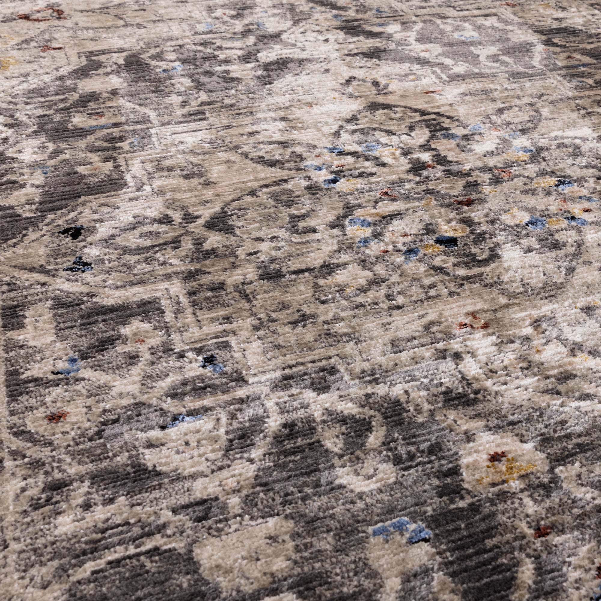 Sovereign 05 Charcoal Medallion Rug