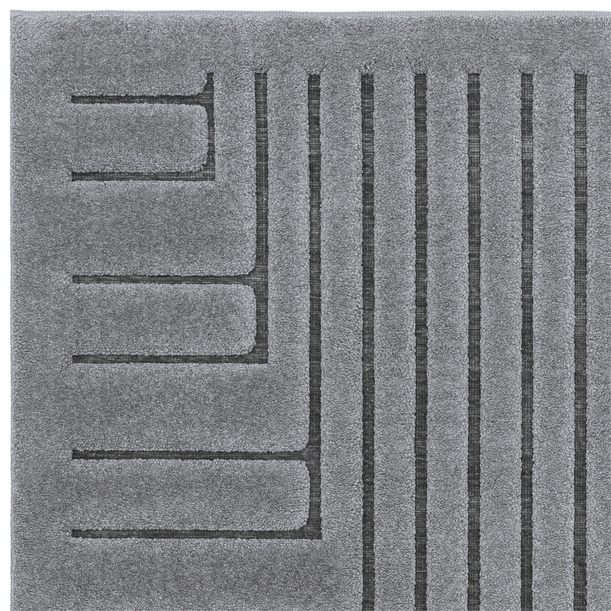 Valley 02 Charcoal Connection Rug