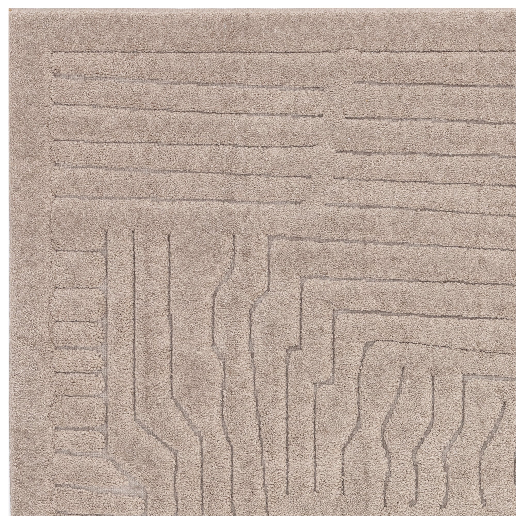 Valley 04 Natural Route Rug