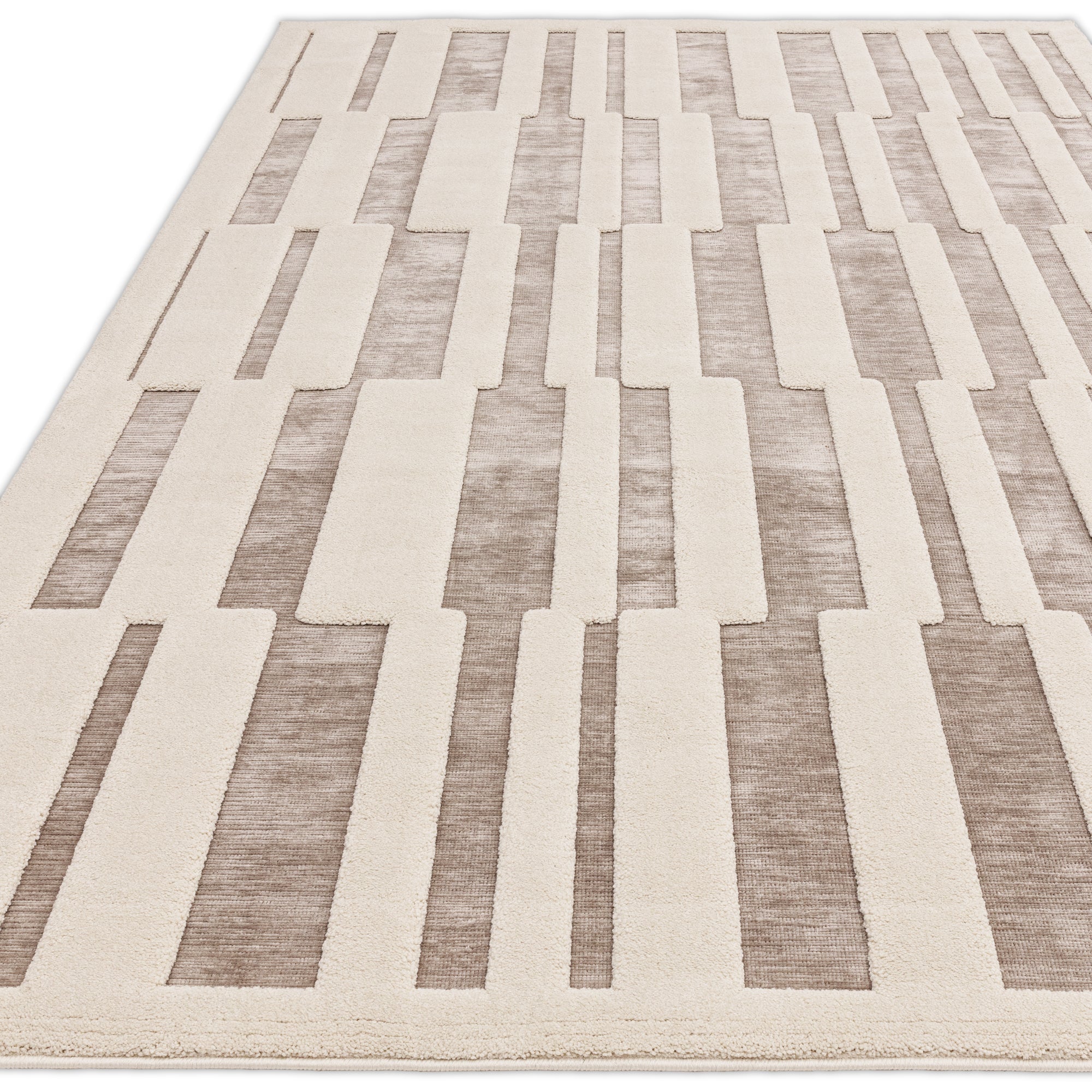 Valley 08 Natural/Ivory Tile Rug