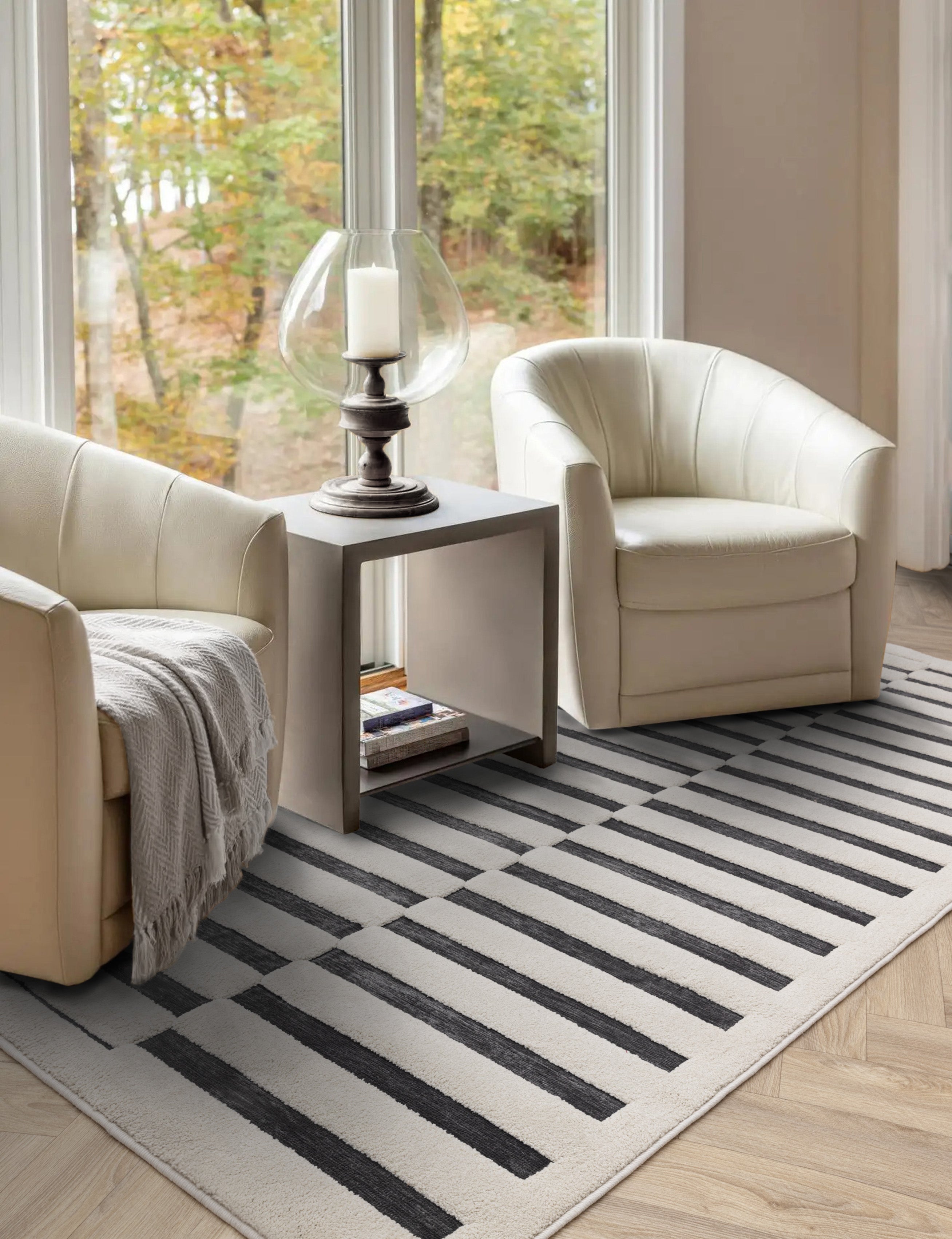 Valley 09 Charcoal / Ivory Build Rug