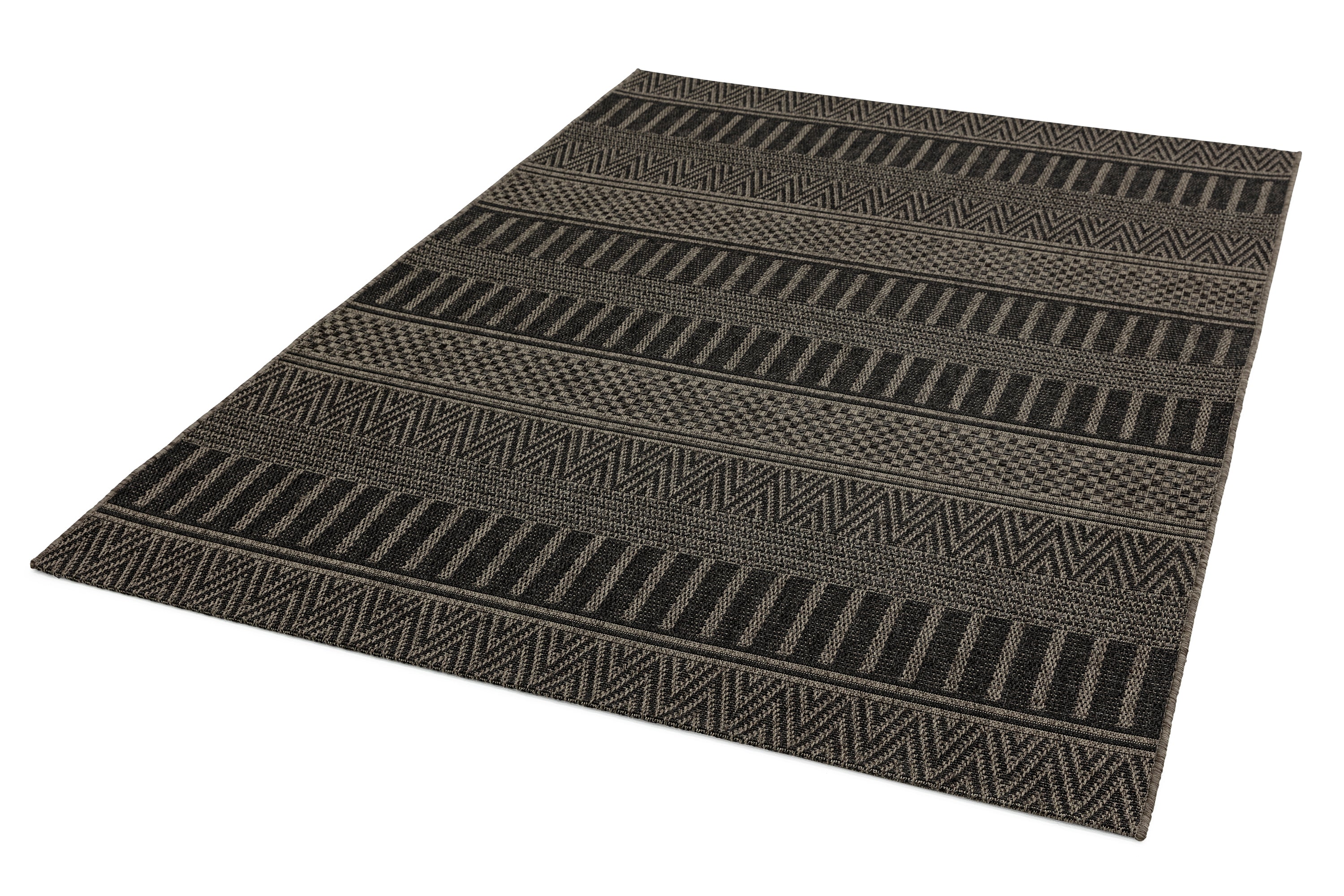 Varanda VA03 Black Stripe Rug