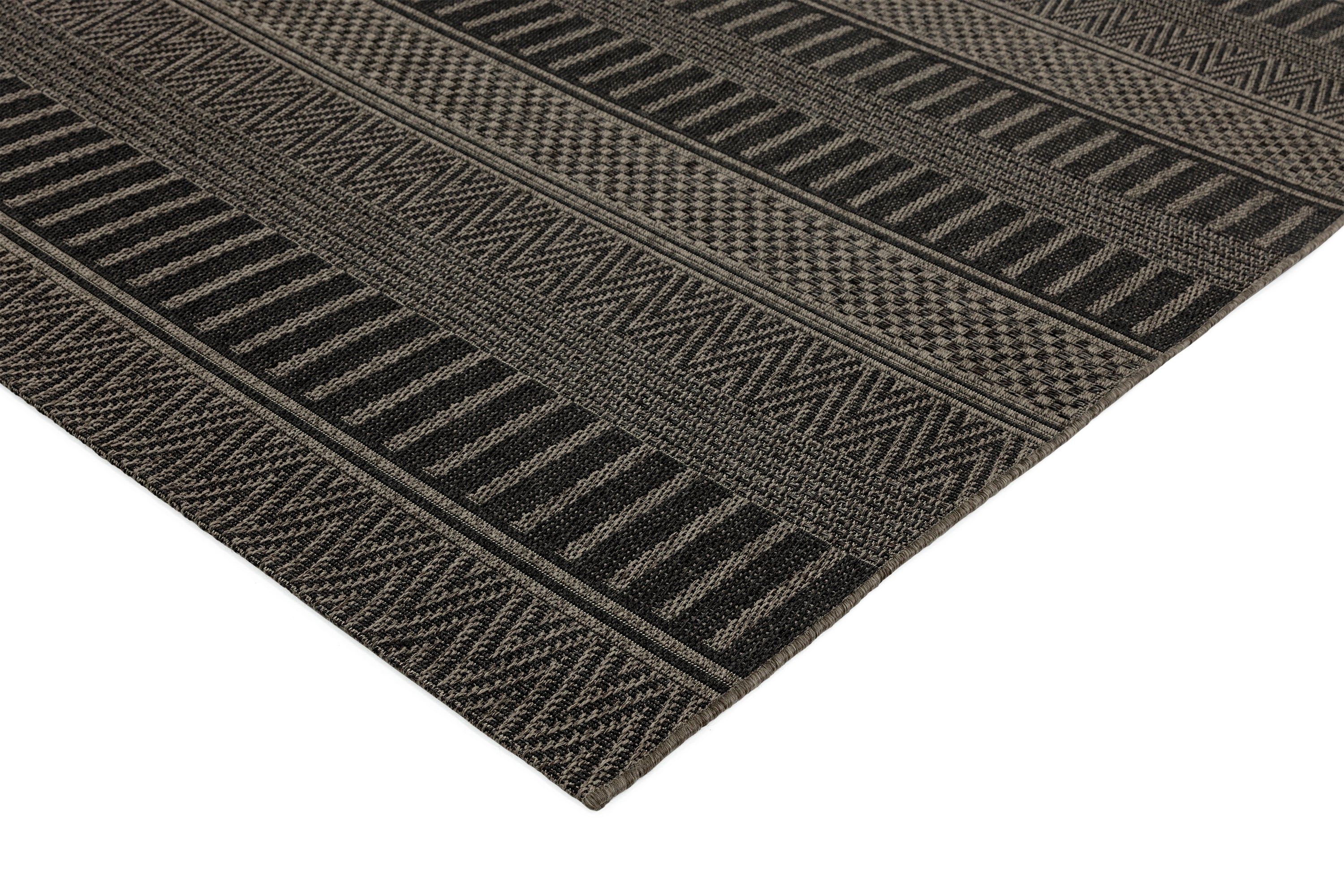Varanda VA03 Black Stripe Rug