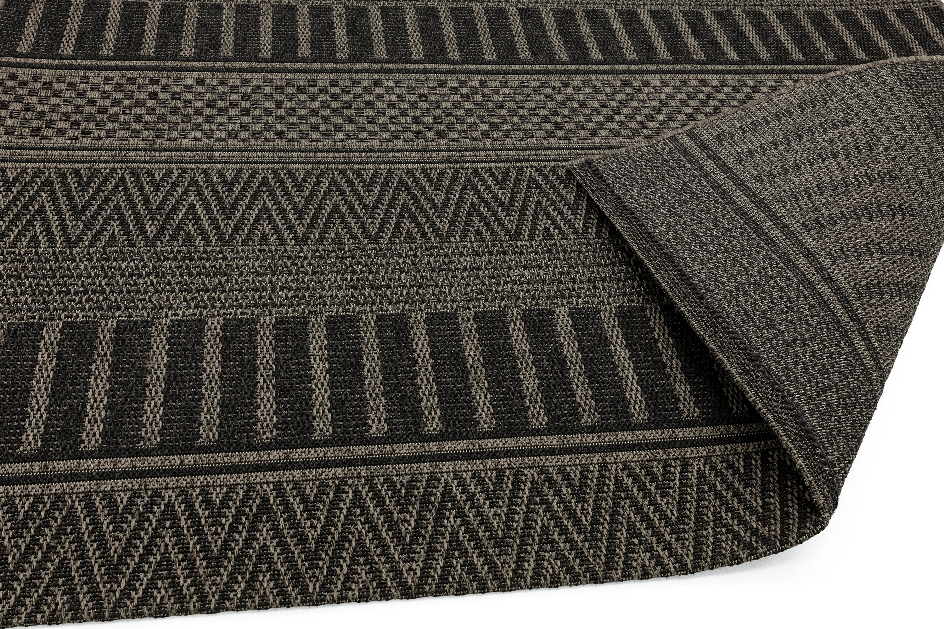 Varanda VA03 Black Stripe Rug