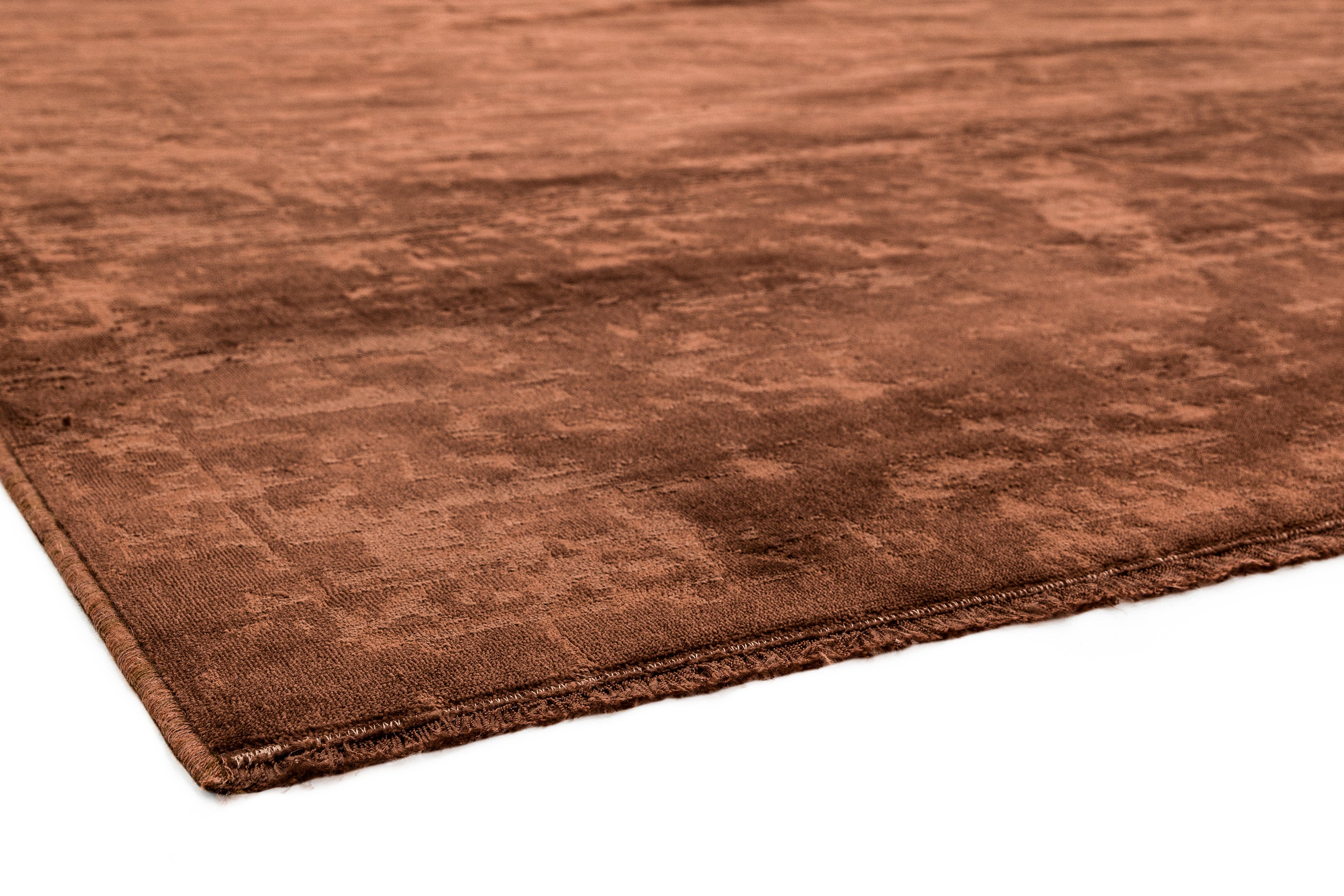 Zehraya ZE05 Rust Abstract Rug