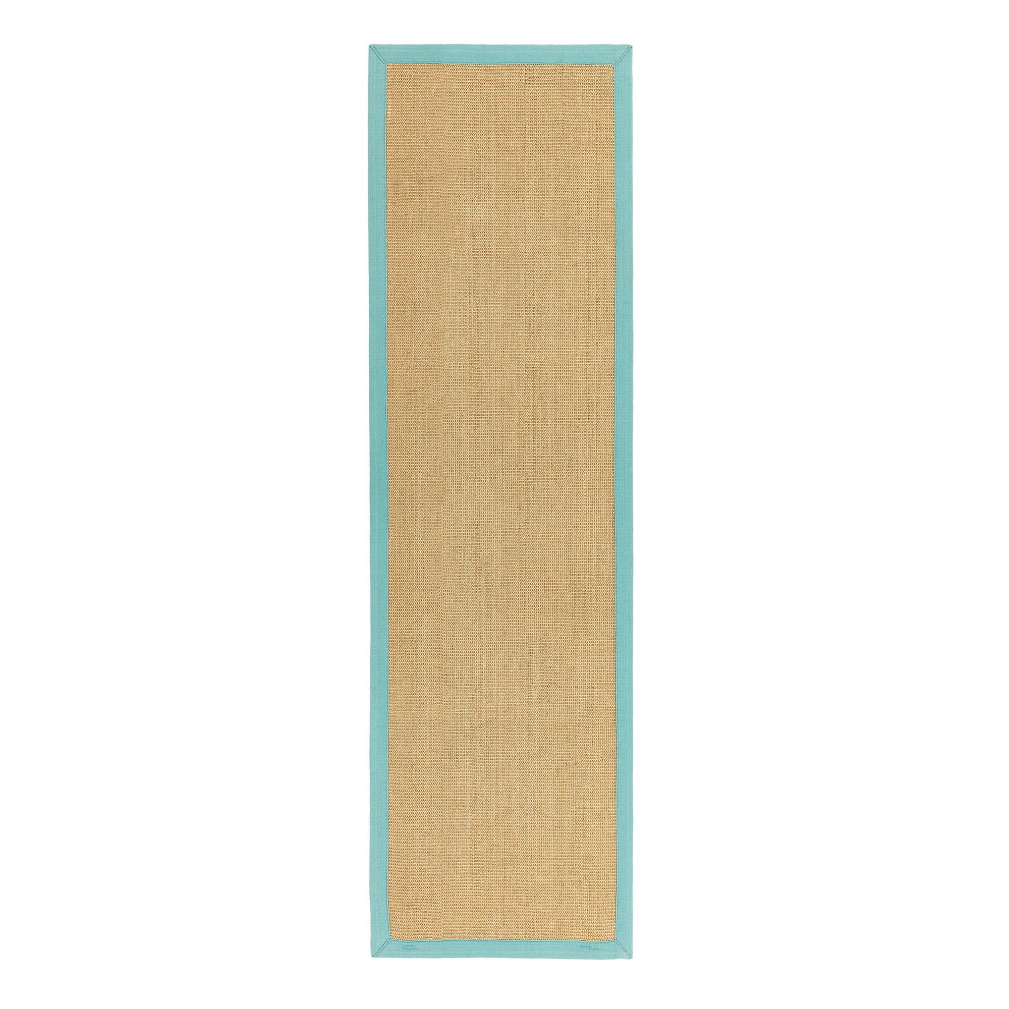 Sisal Linen/Aqua Rug