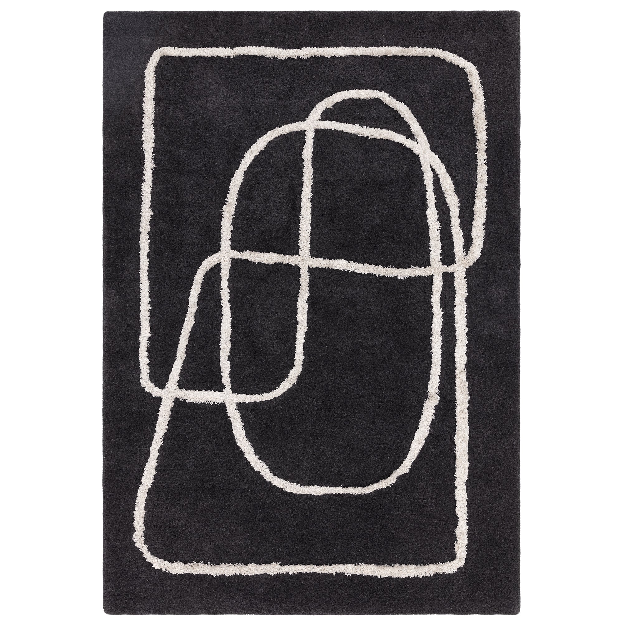 Boho Infinity 94 Infintiy Charcoal Rug