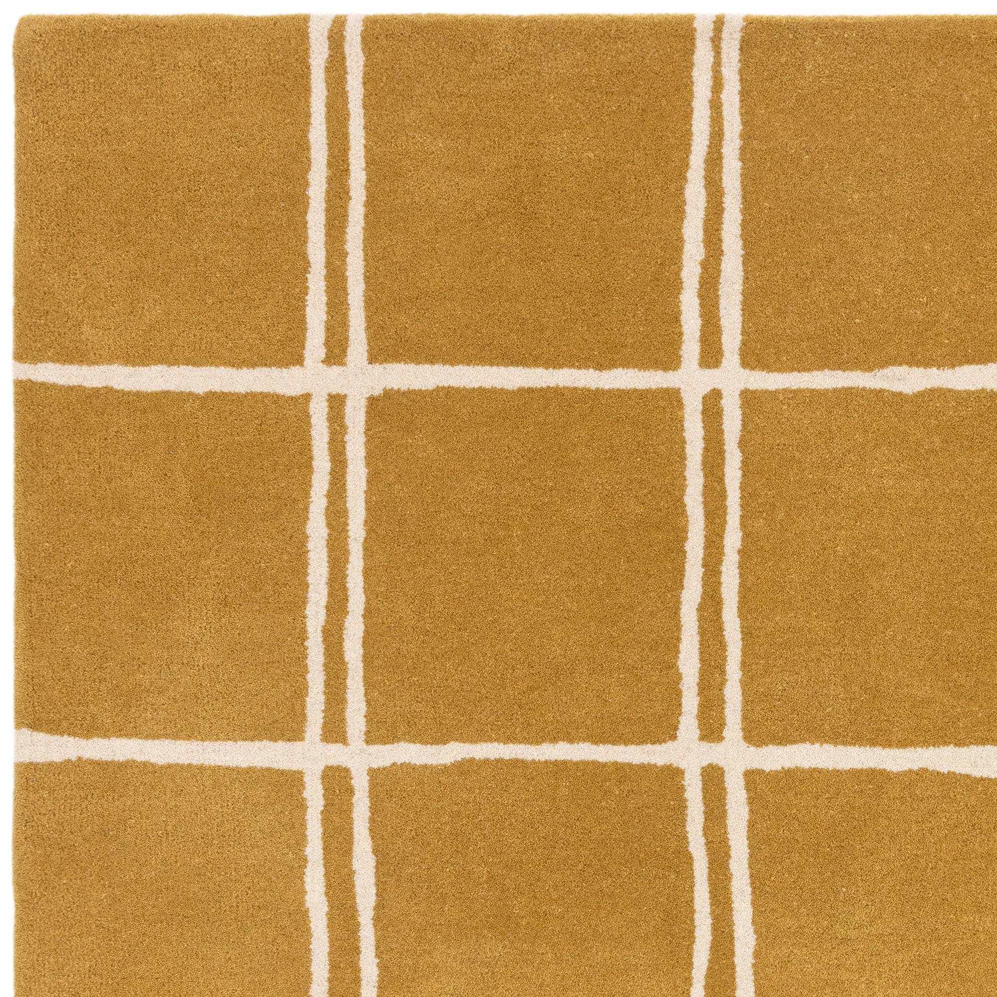 Albany New Grid Gold Rug
