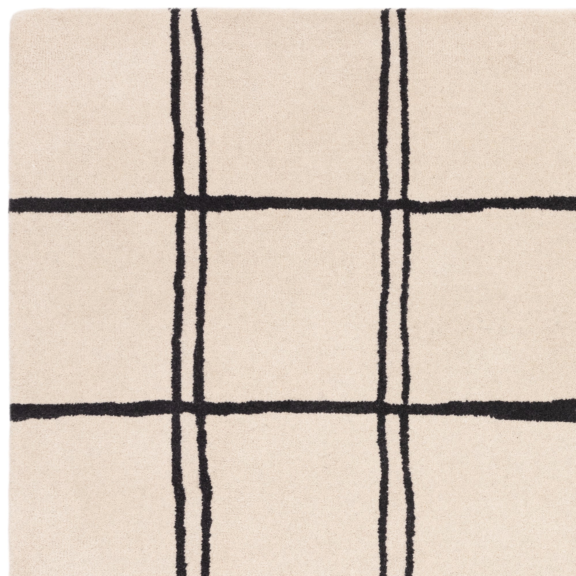 Albany New Grid Monochrome Rug