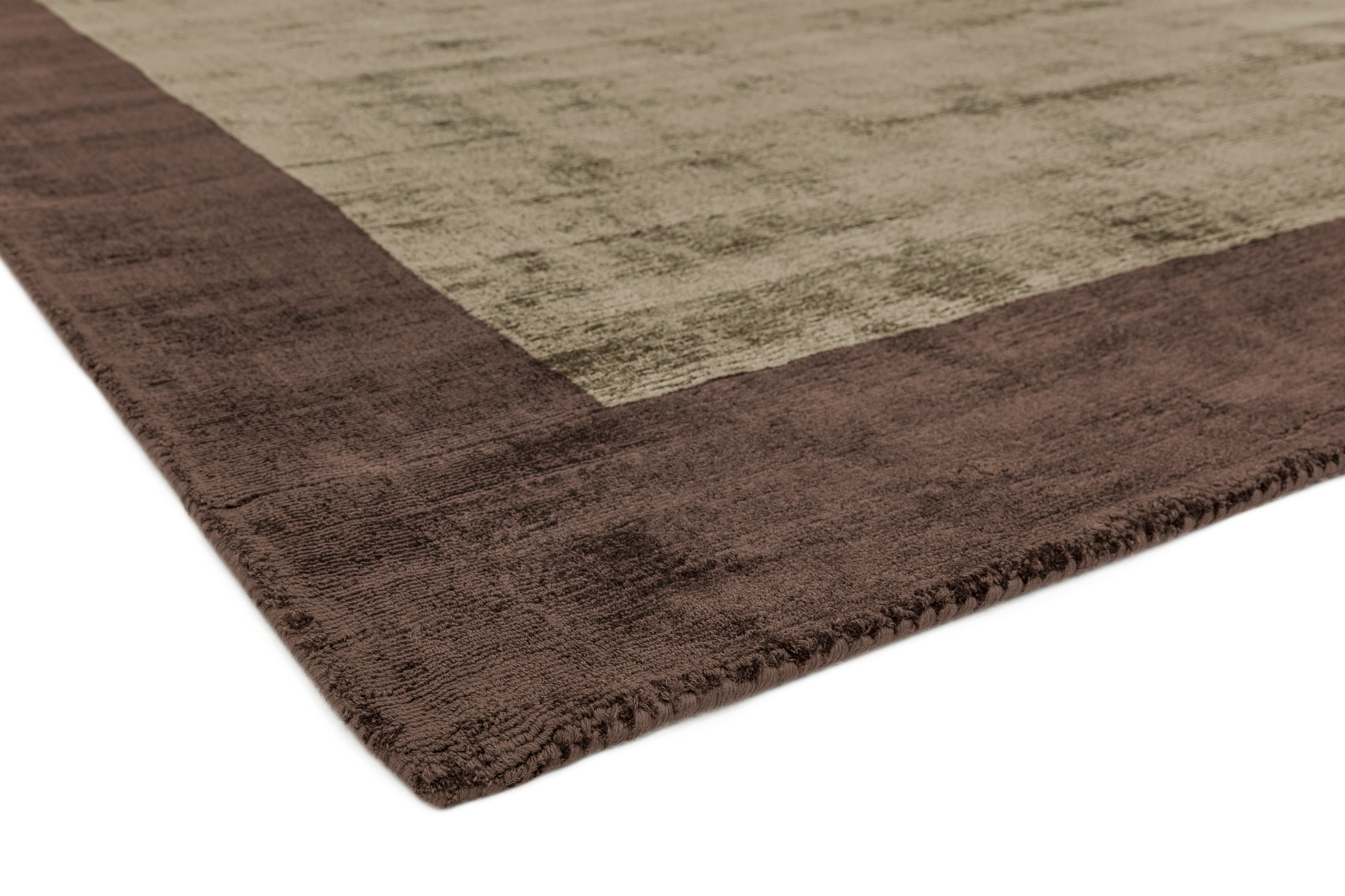 Blade Border 02 Chocolate/Mocha Rug