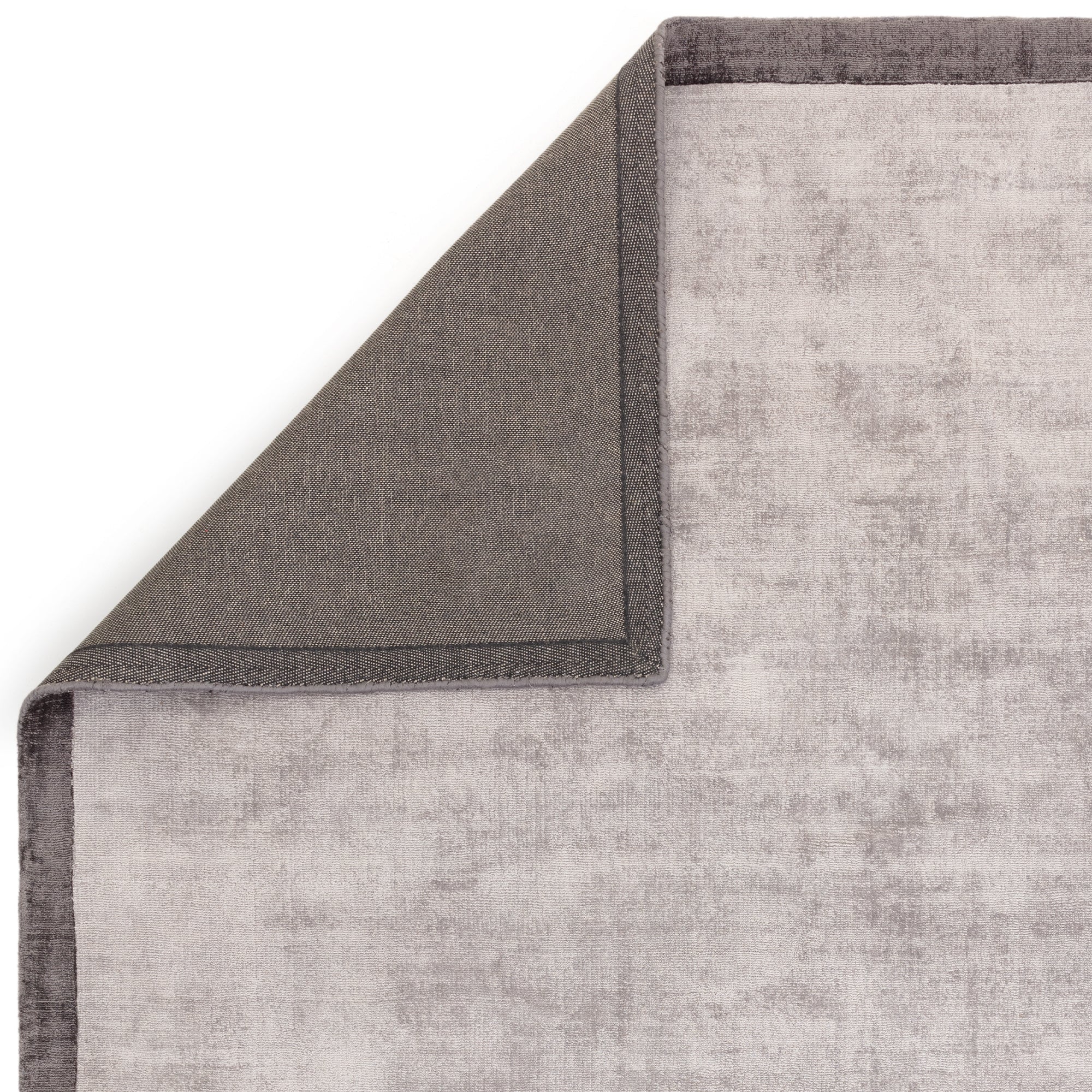 Blade Border Fine 08 Silver / Grey Rug