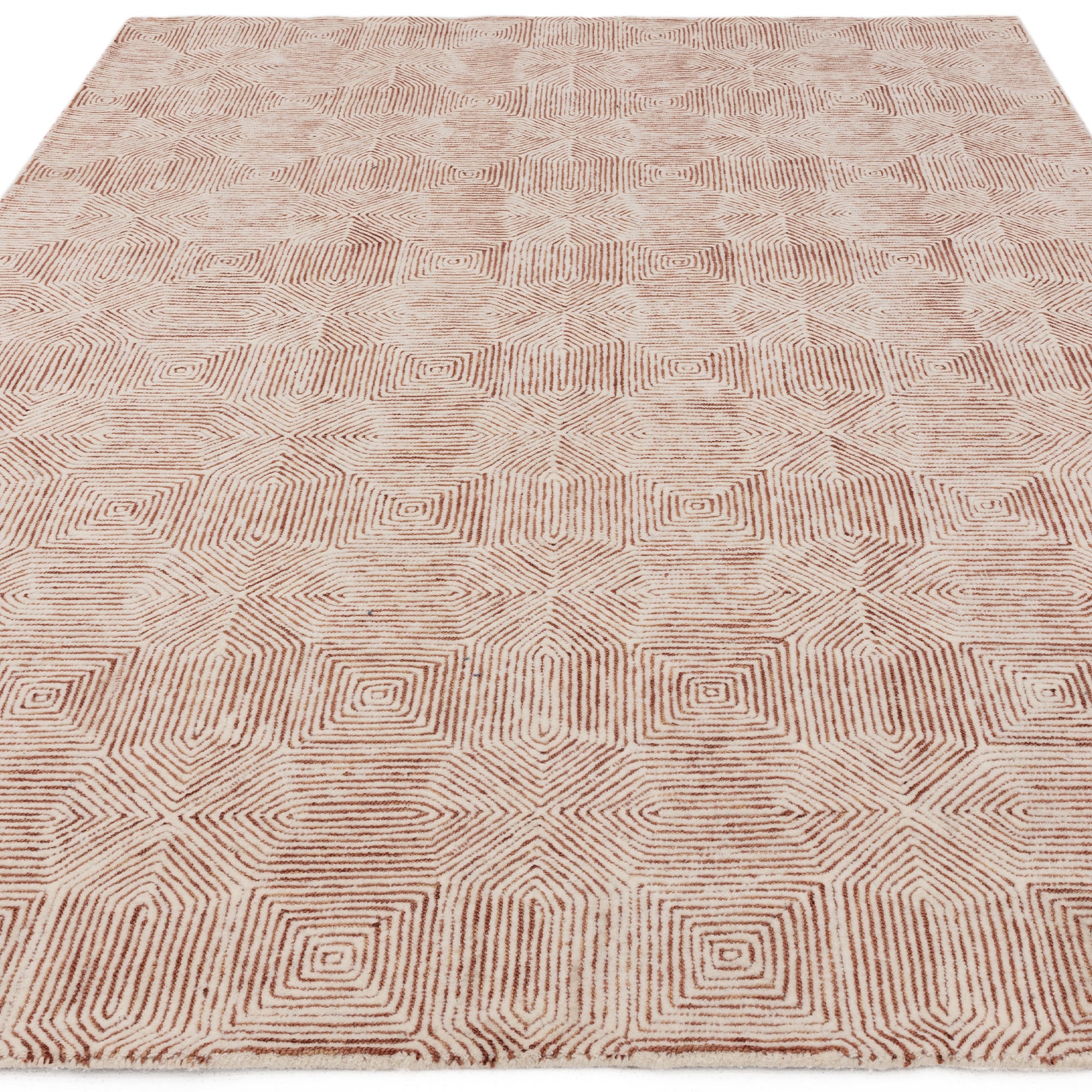 Contemporary Design Camden Terracotta Rug