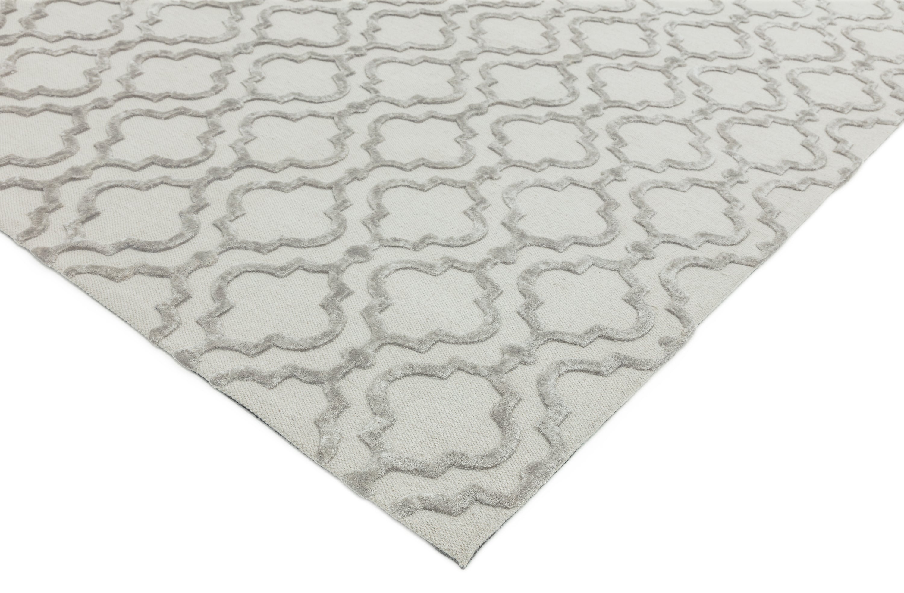 Contemporary Design Dixon Ogee Grey Rug