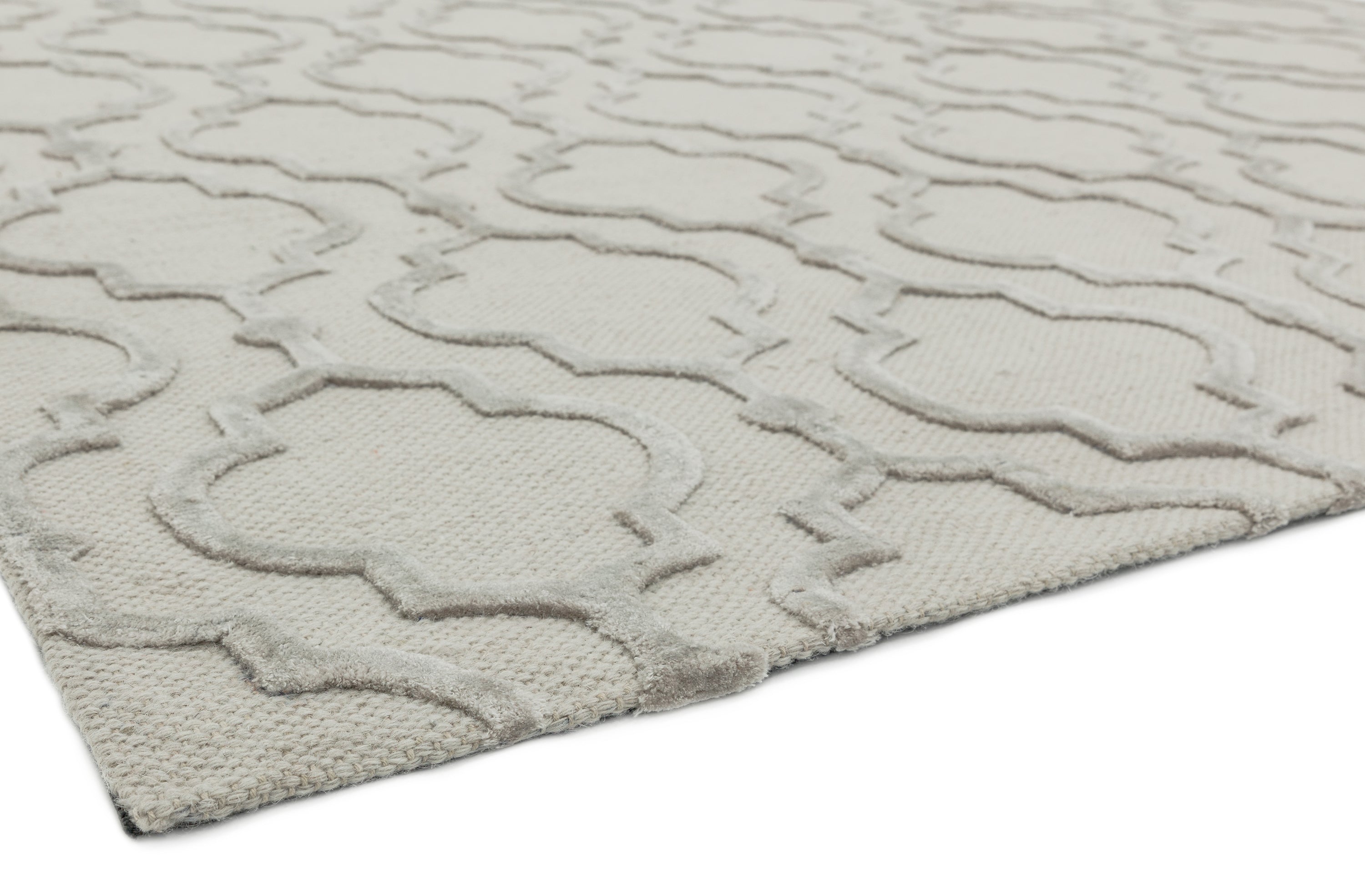 Contemporary Design Dixon Ogee Grey Rug