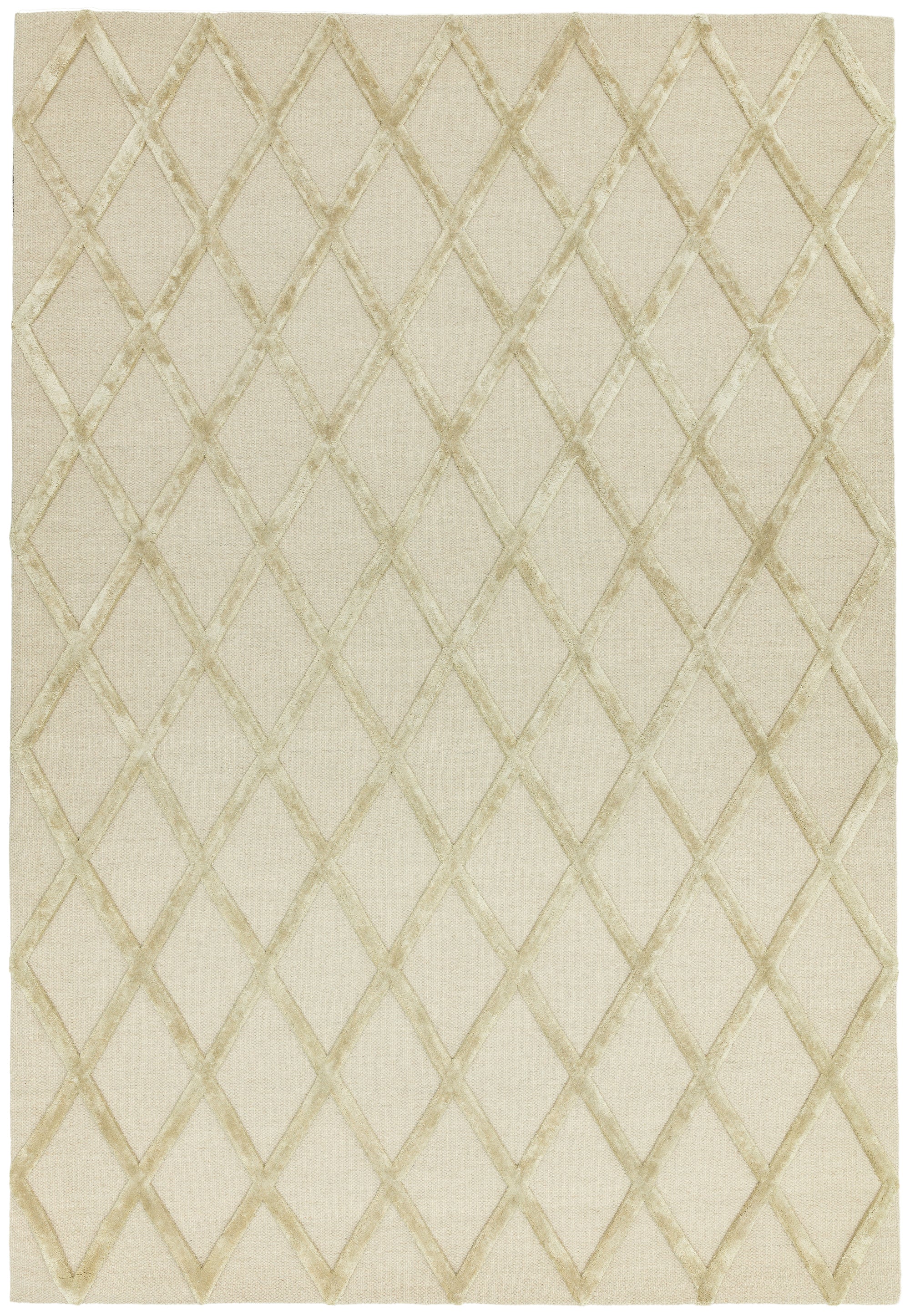 Contemporary Design Dixon Gold Diamond Rug