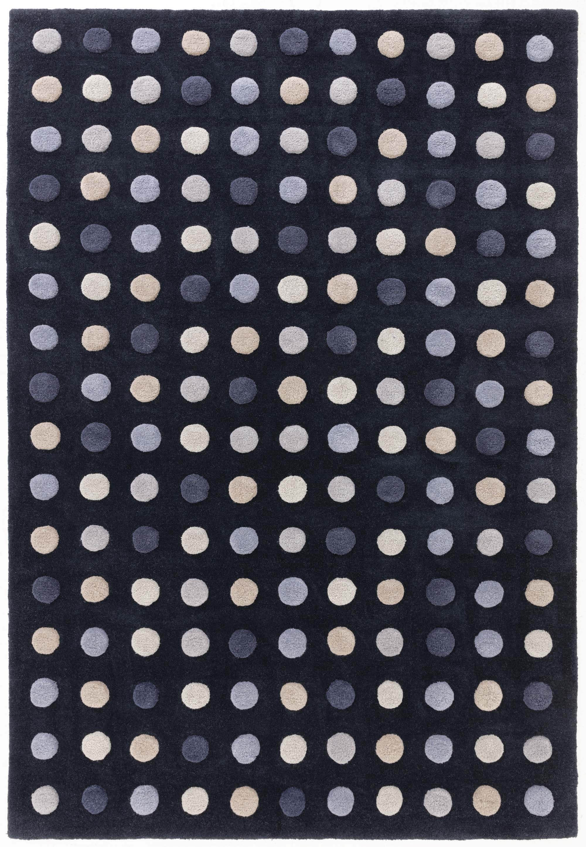 Contemporary Design Dotty Navy Rug