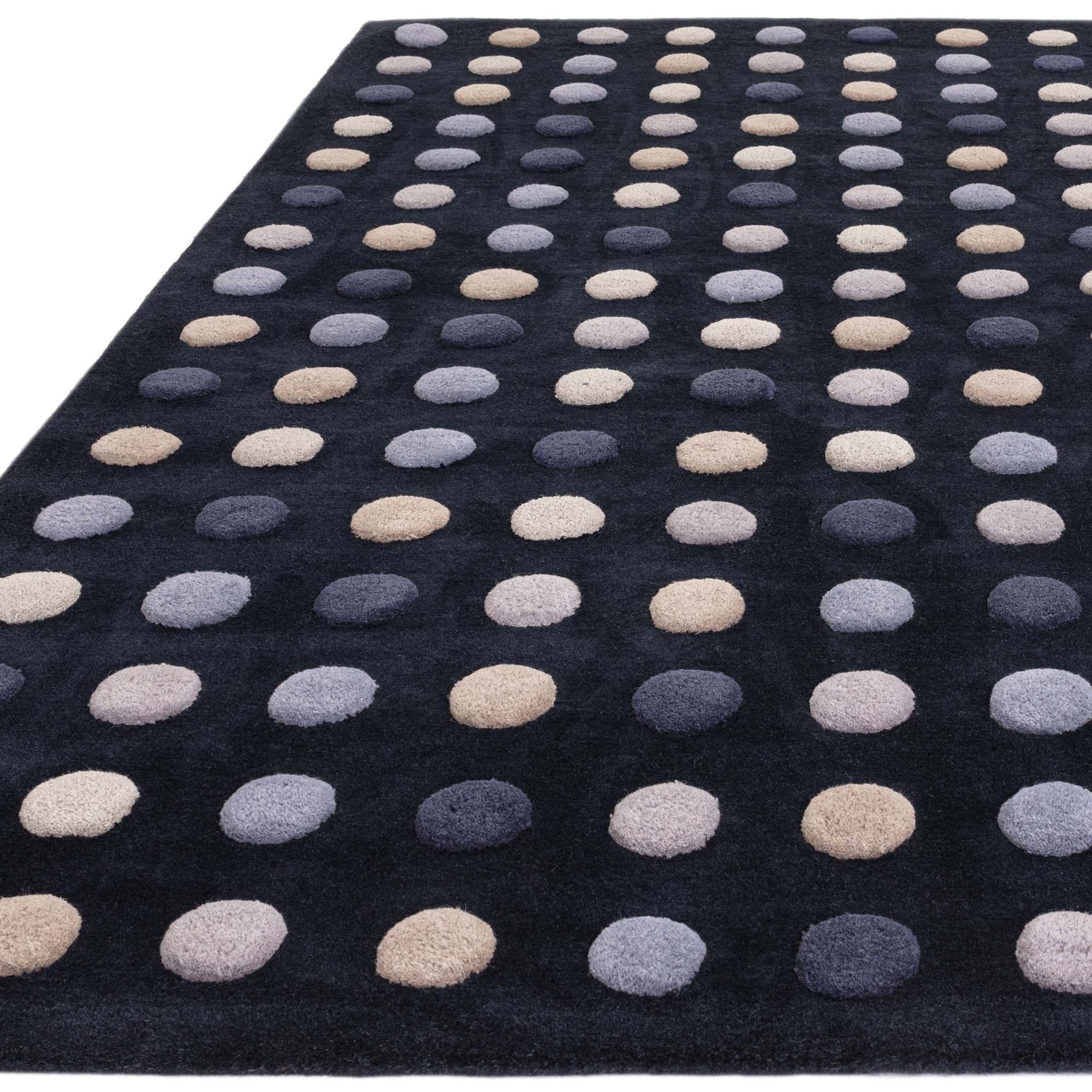 Contemporary Design Dotty Navy Rug