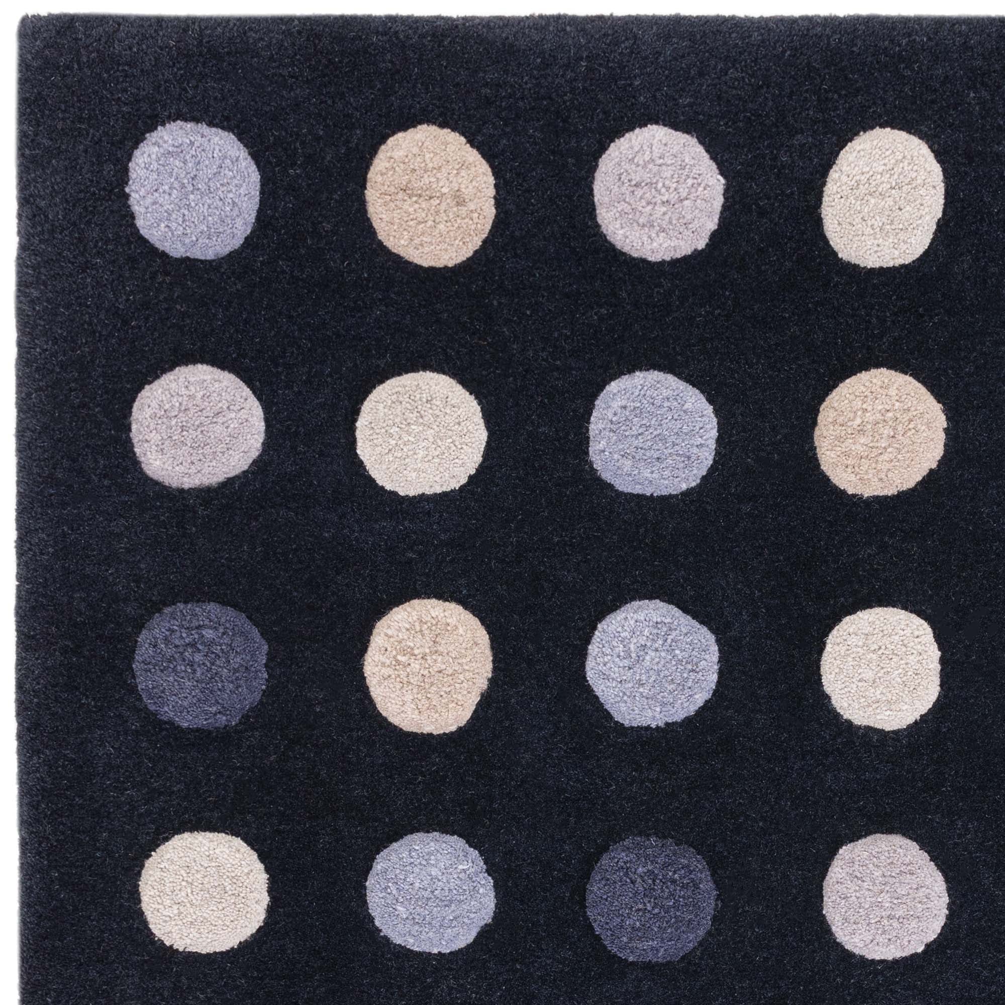 Contemporary Design Dotty Navy Rug